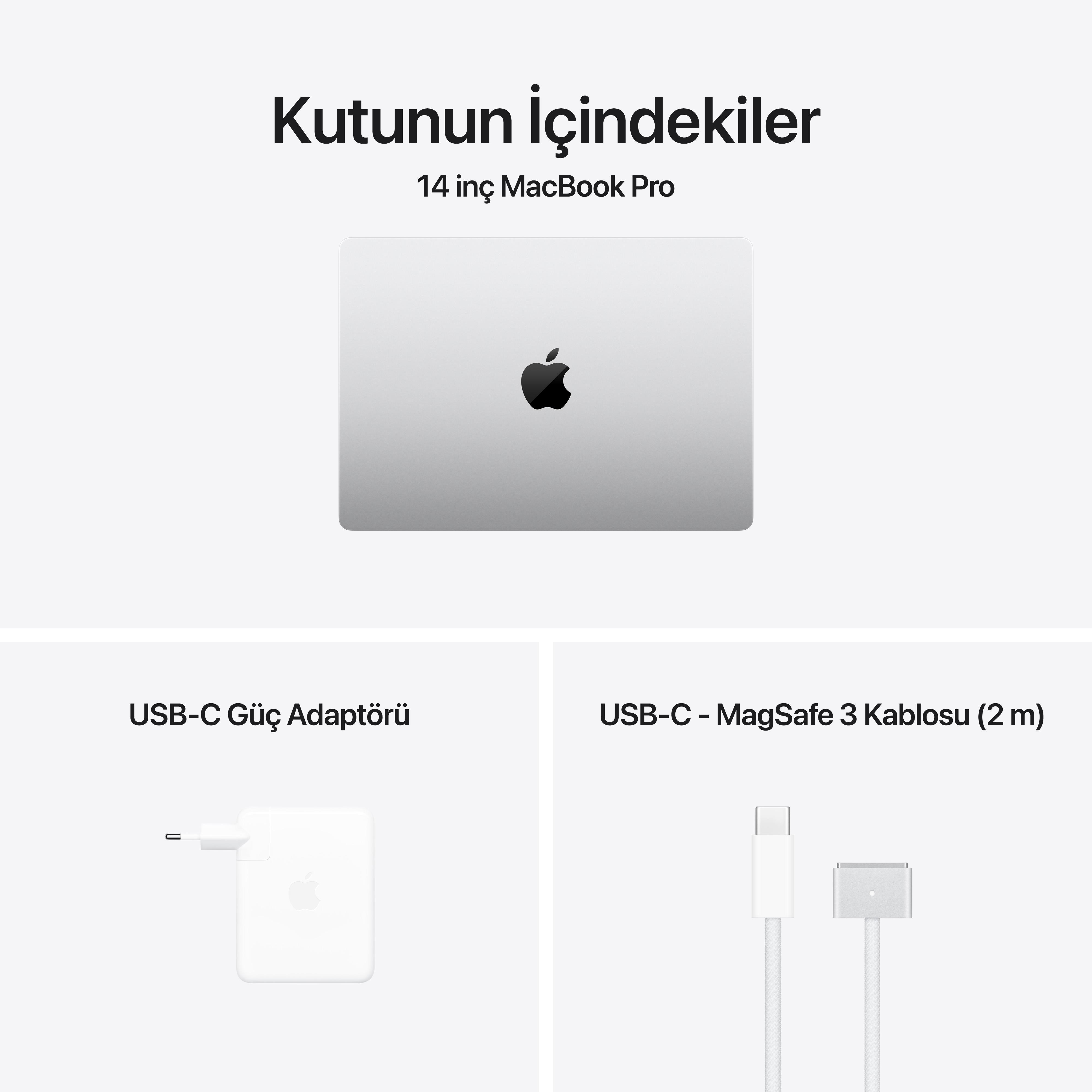 MacBook Pro 14'' 12-Core CPU 16-Core GPU Apple M4 Pro 24GB 512GB SSD Silver MX2E3TU/A