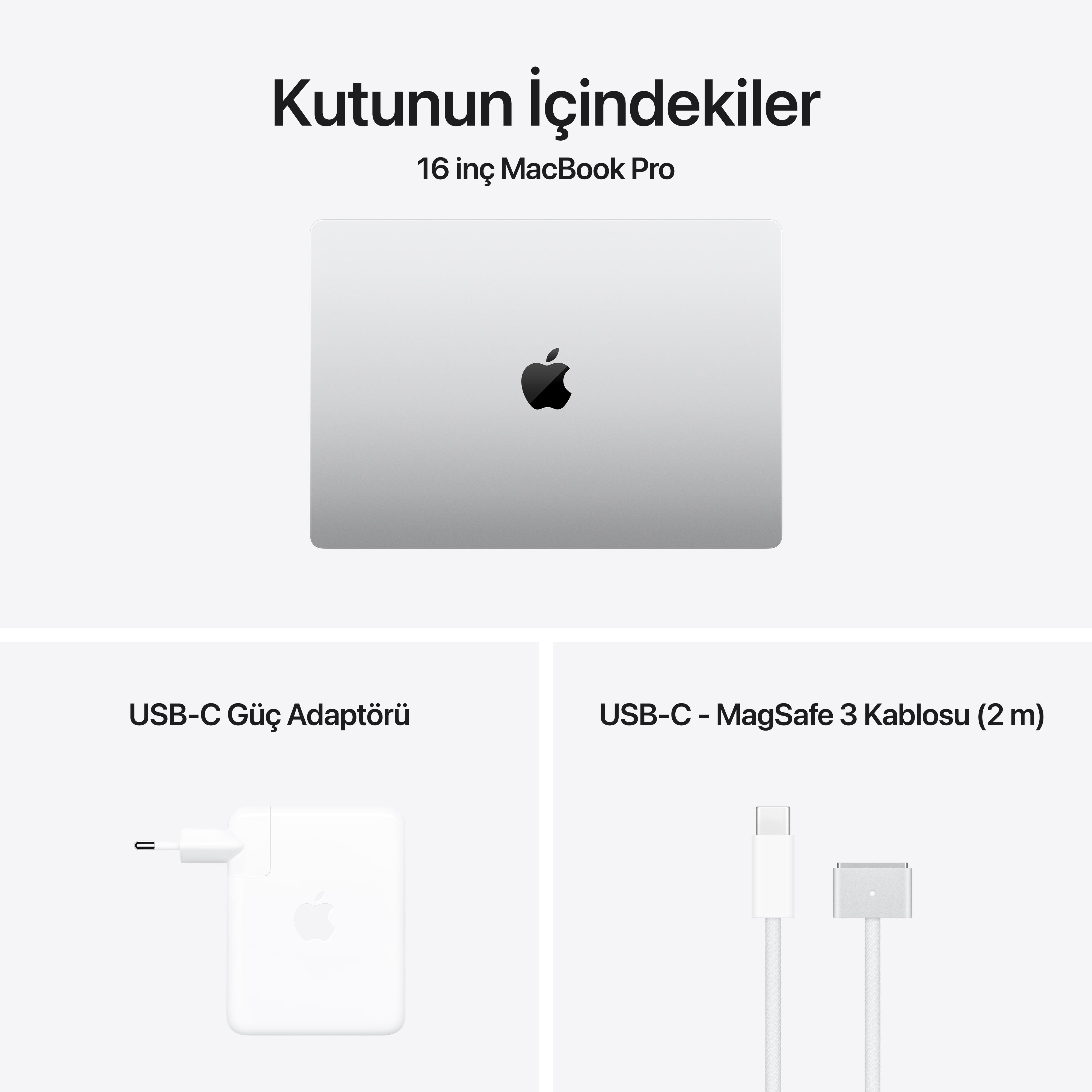 MacBook Pro 16'' 14-Core CPU 20-Core GPU Apple M4 Pro 24GB 512GB SSD Silver MX2T3TU/A