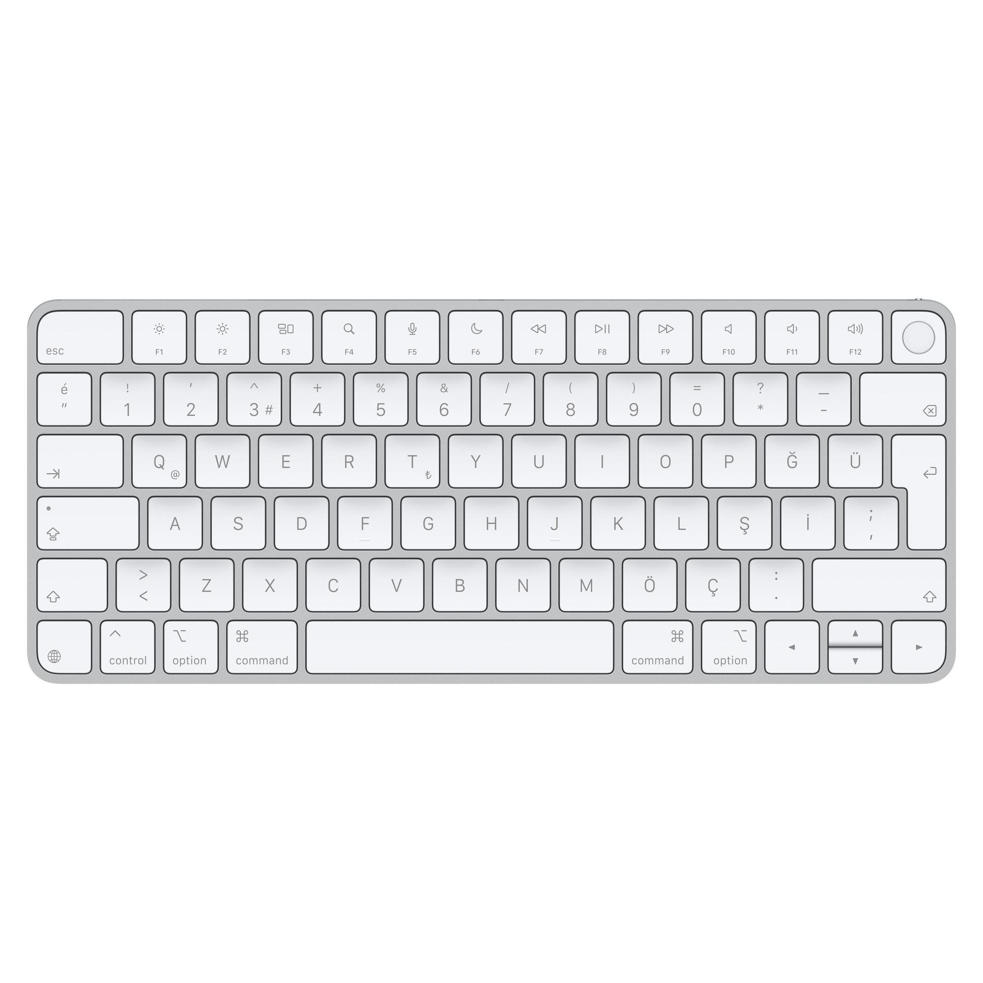 Apple çipe sahip Mac modelleri için Touch ID özellkli Magic Keyboard - Türkçe Q-Klavye MXCK3TQ/A