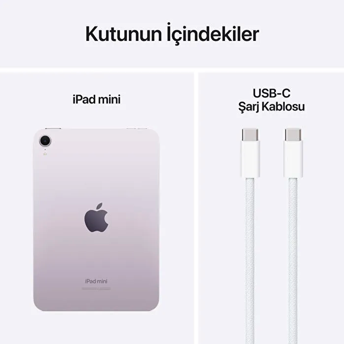 iPad mini (7.nesil) 8.3” Wi-Fi 256GB Mor MXNE3TU/A
