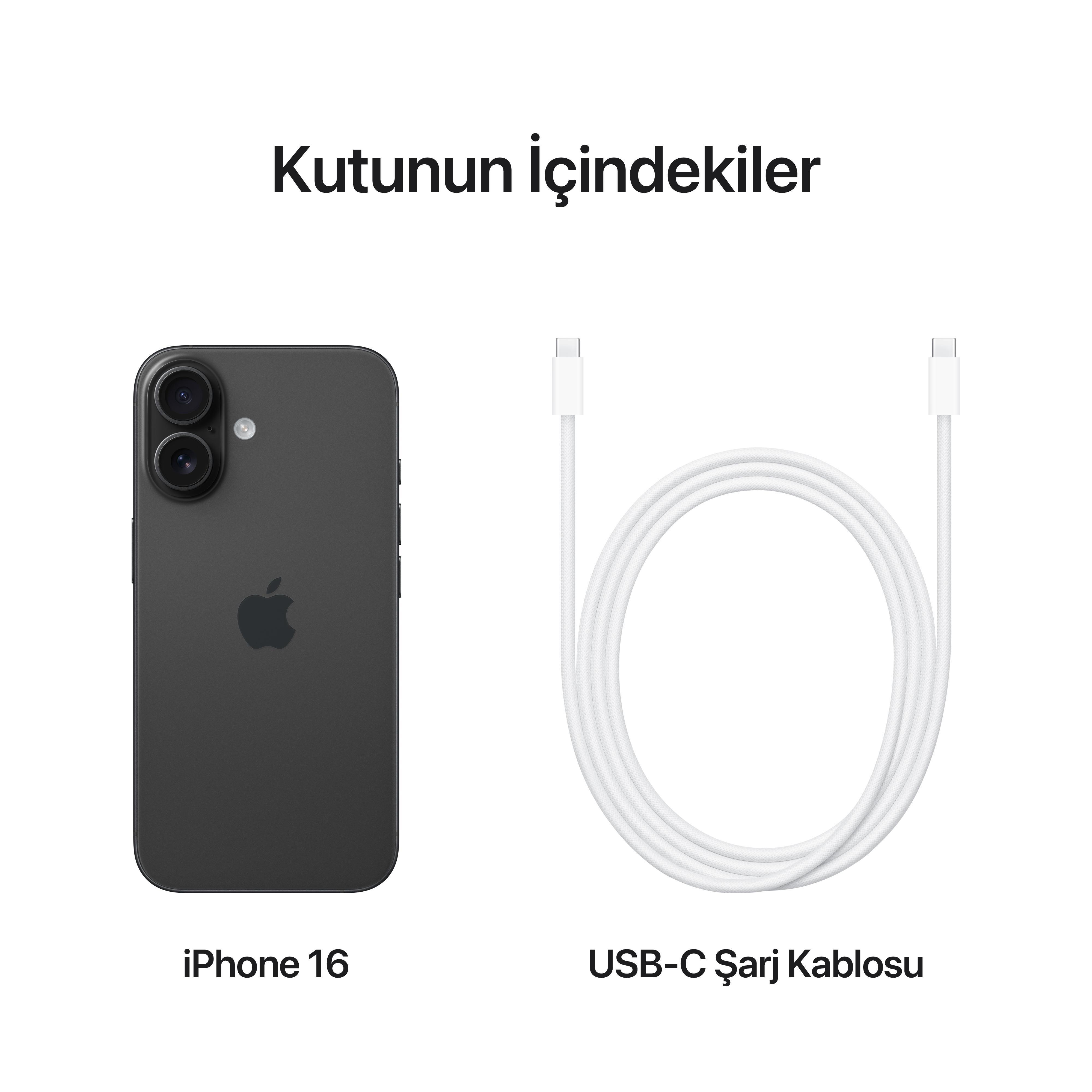 iPhone 16 128GB Siyah