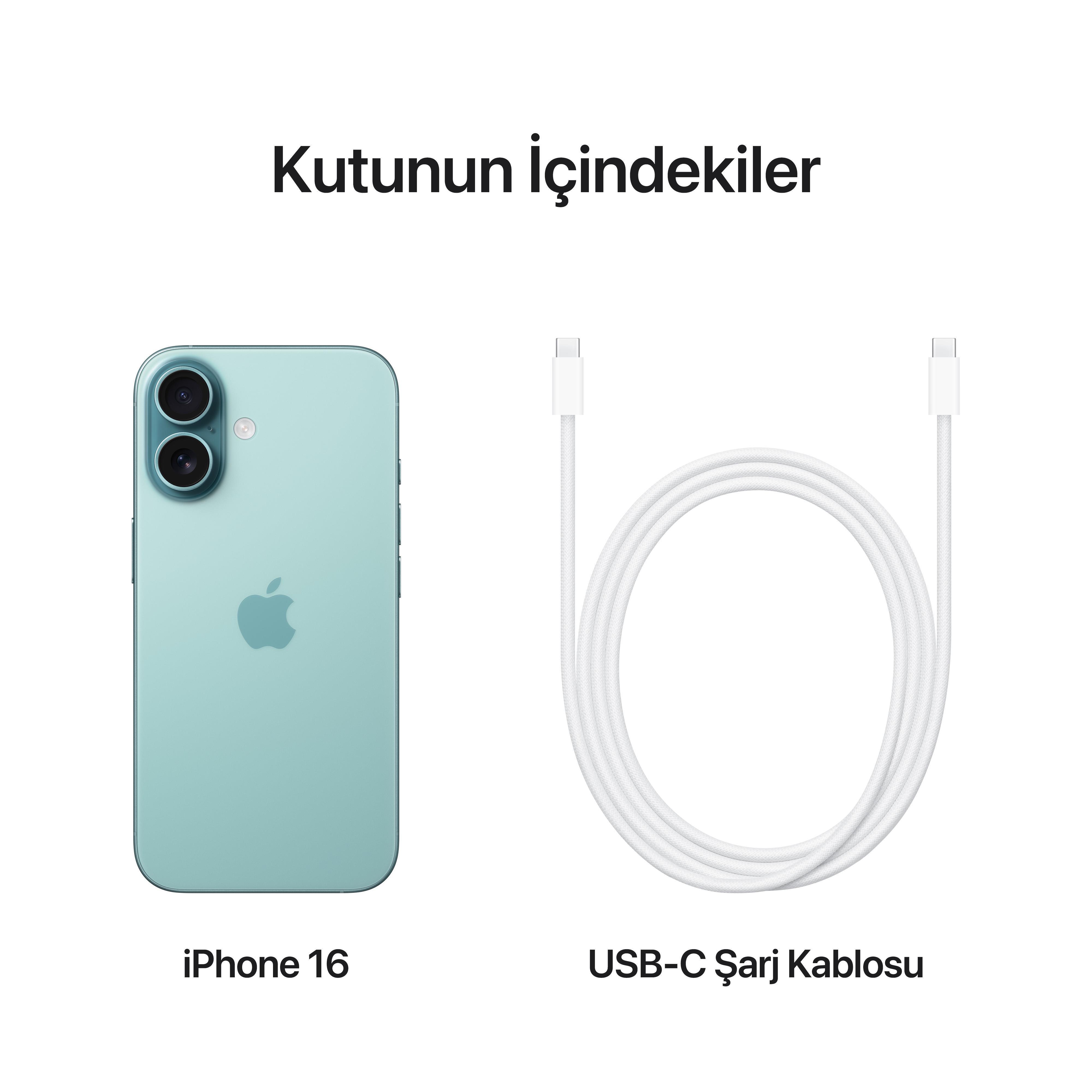 iPhone 16 128GB Deniz Mavisi