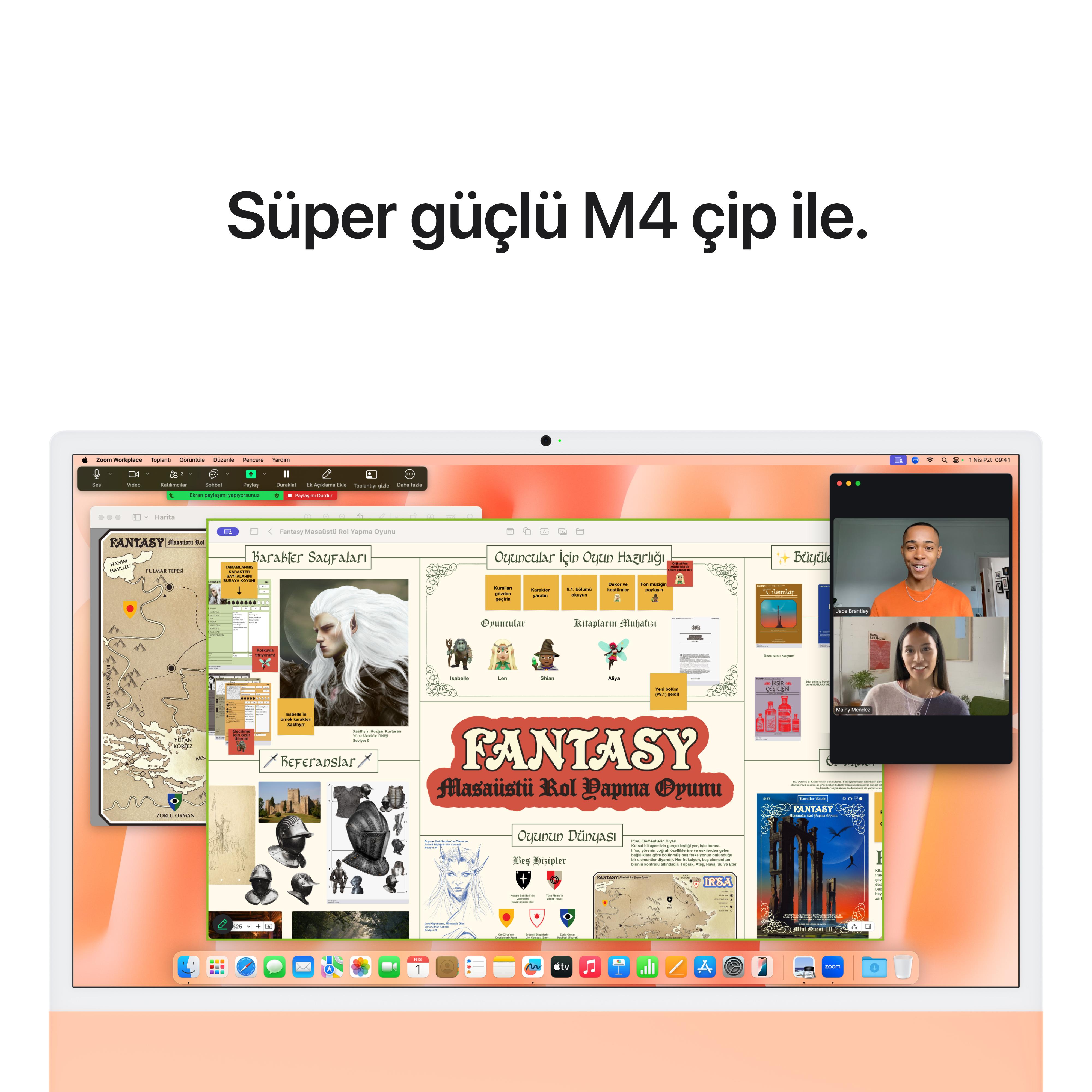 iMac 24'' Retina 4.5K Apple M4 / 10-Core CPU 10-Core GPU / 16GB / 512GB SSD / Turuncu Z1EW000G6
