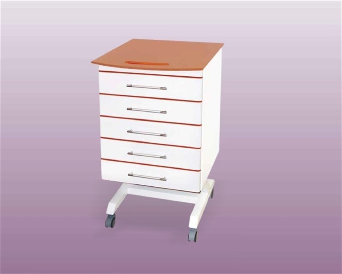 Cam Tezgahlı Çekmeceli Dolap