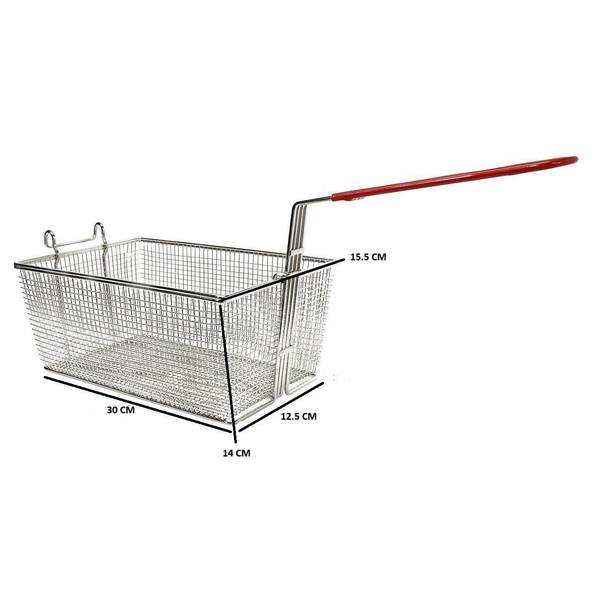 Büyük Paslanmaz Fritöz Sepeti