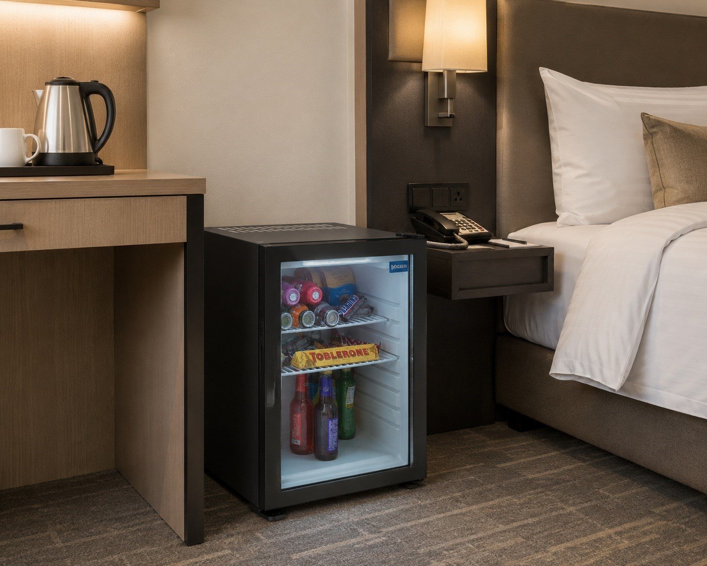 Otel Tipi Camlı Minibar Buzdolabı