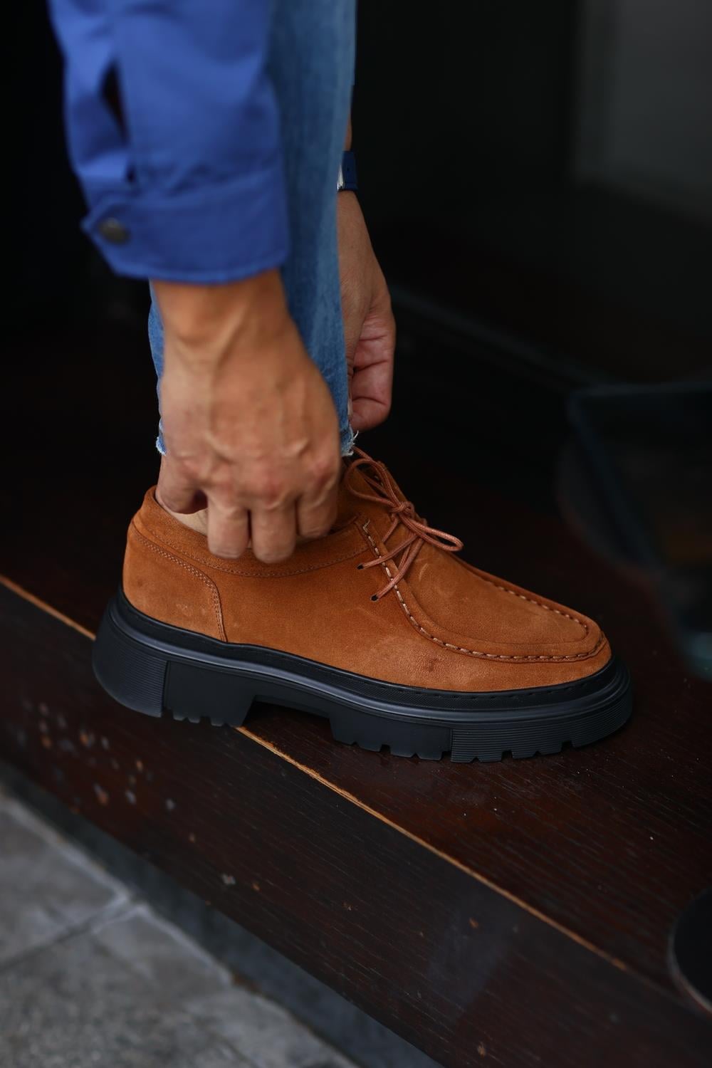 Serhat Özköroğlu-Taba Sneakers Taba
