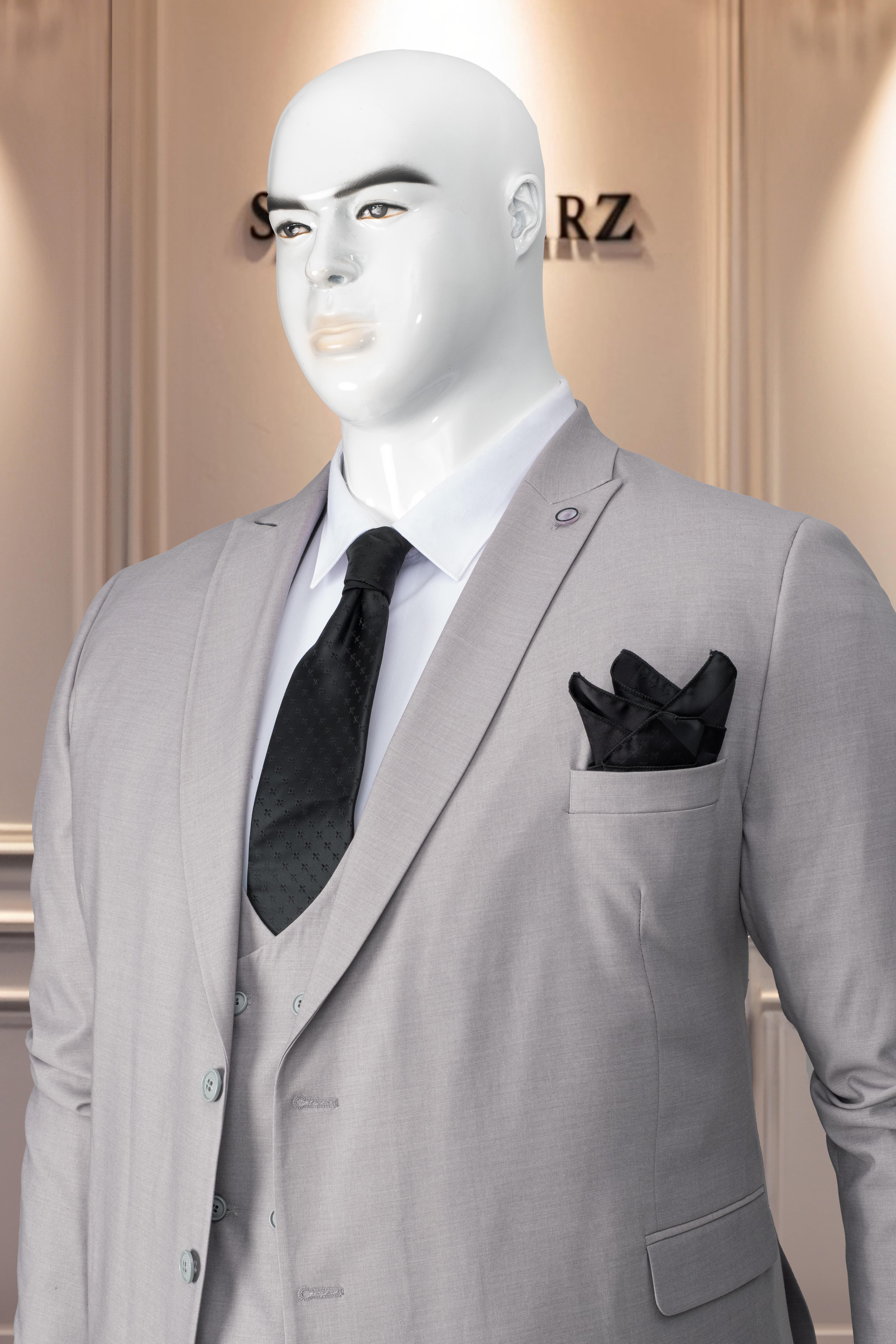 Takım Elbise Erkek Battal Büyük Beden Gri SD42146