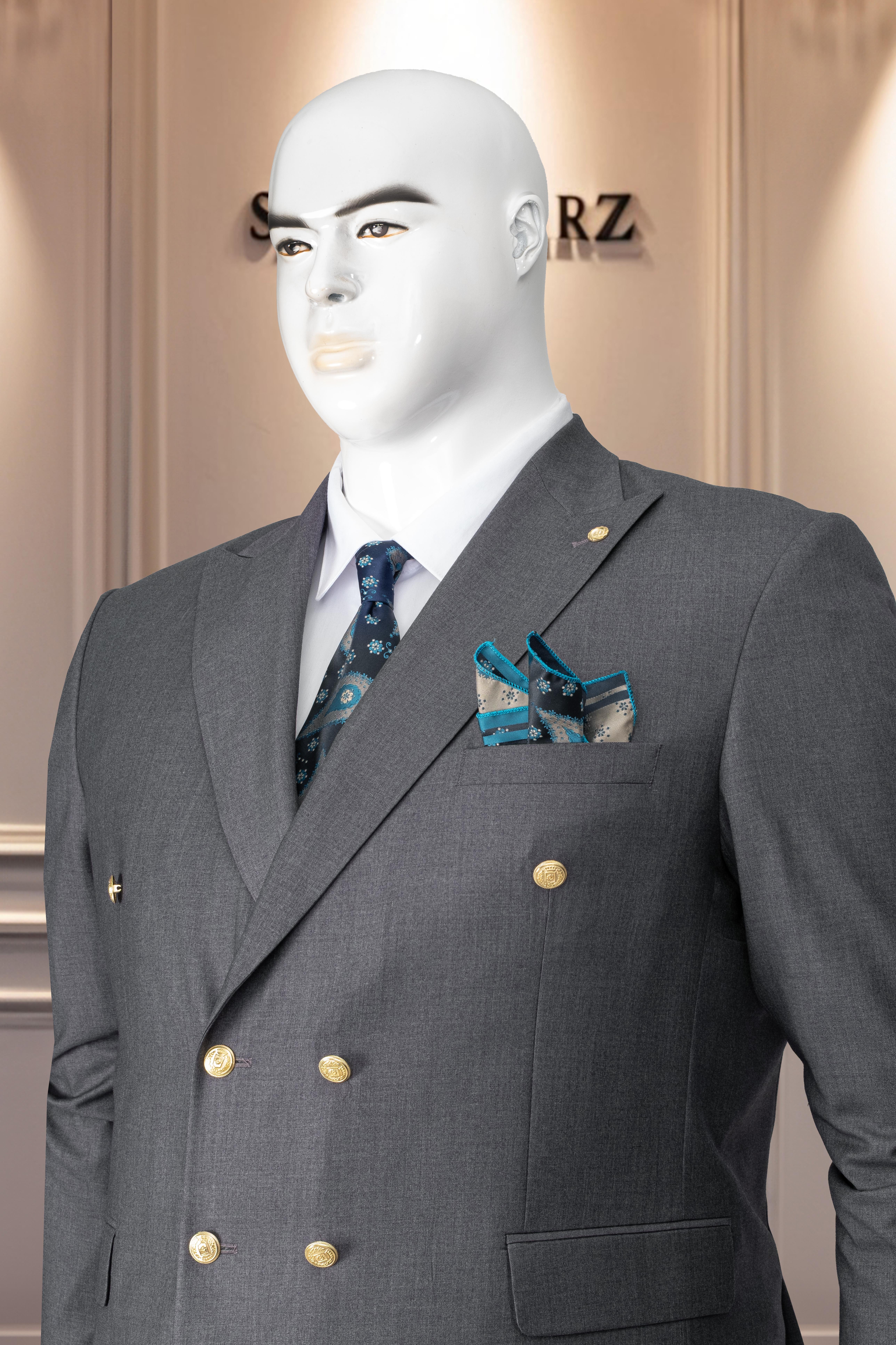 Takım Elbise Erkek Battal Büyük Beden Antrasit SD42138