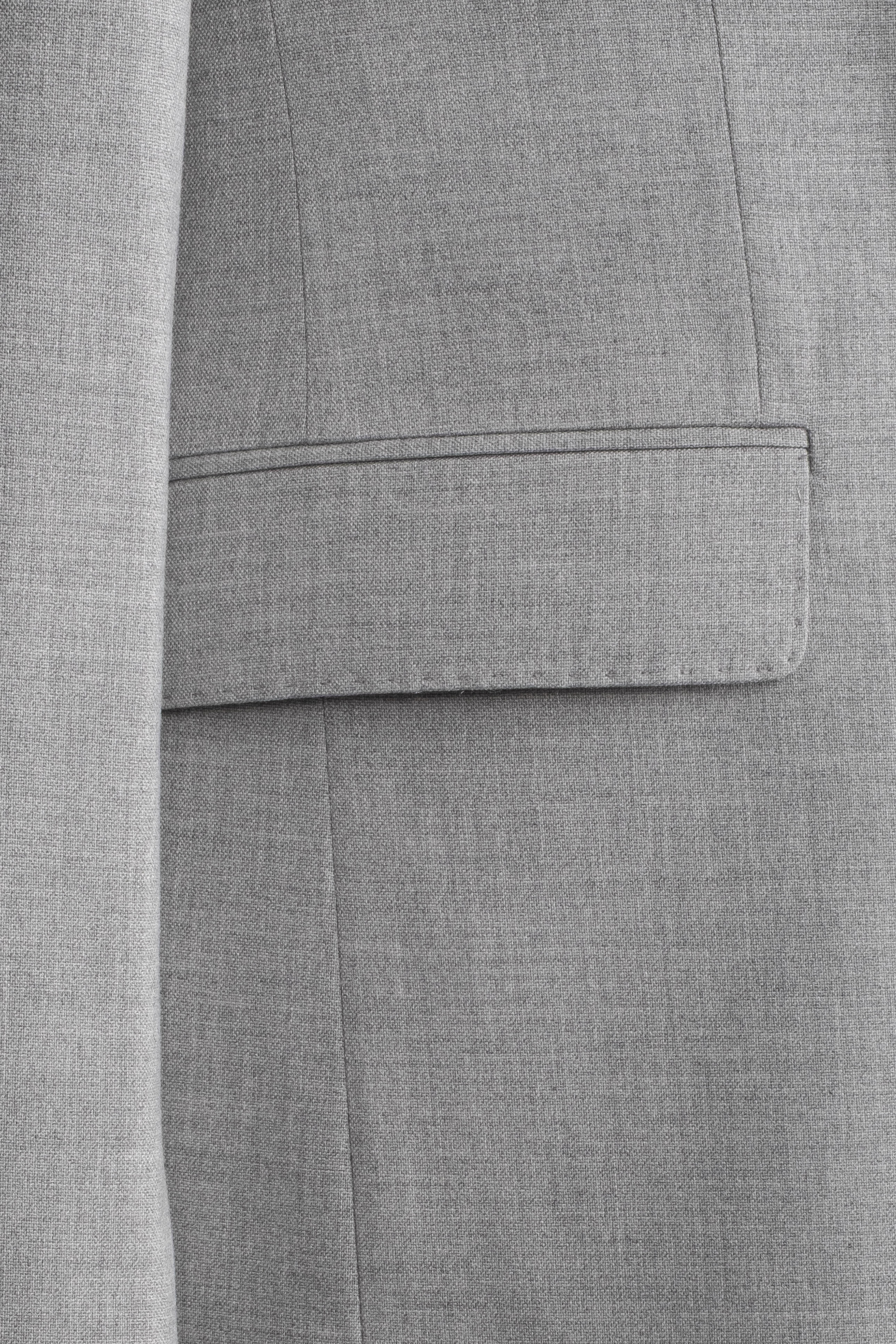 Takım Elbise Kruvaze SlimFit Gri SD42157