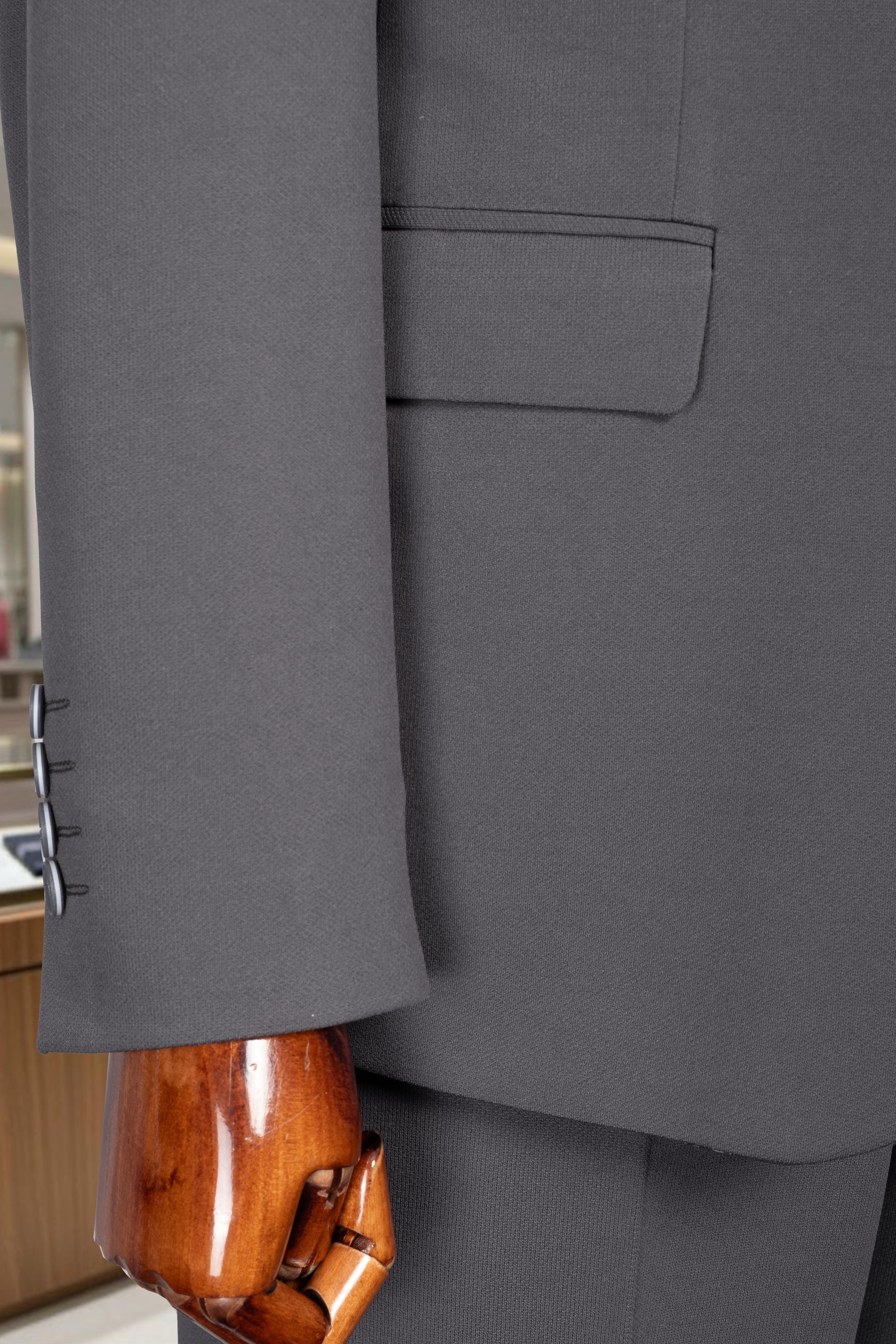 Takım Elbise Yelekli SlimFit Füme SD42256