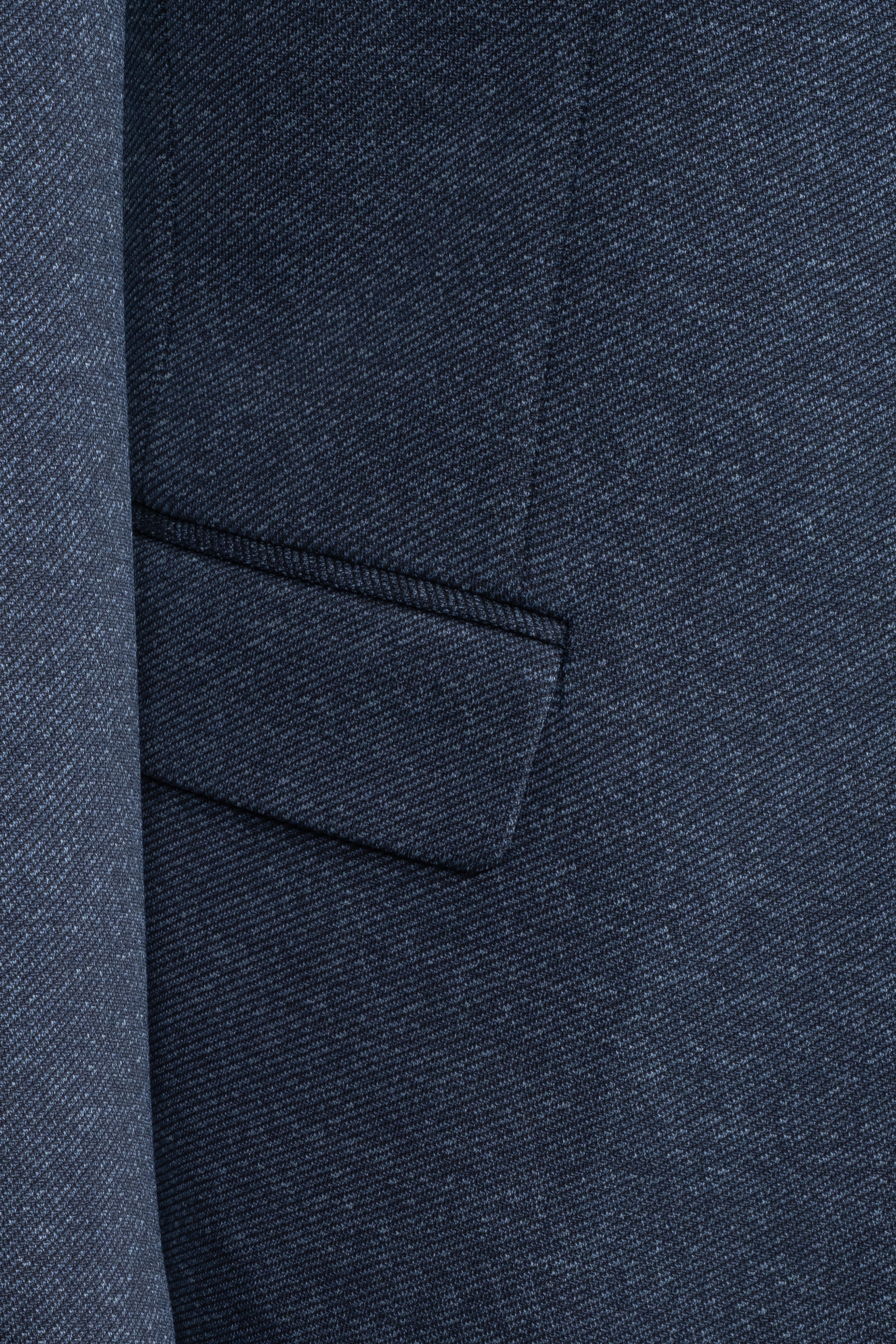 Takım Elbise Yelekli SlimFit Saks SD42170