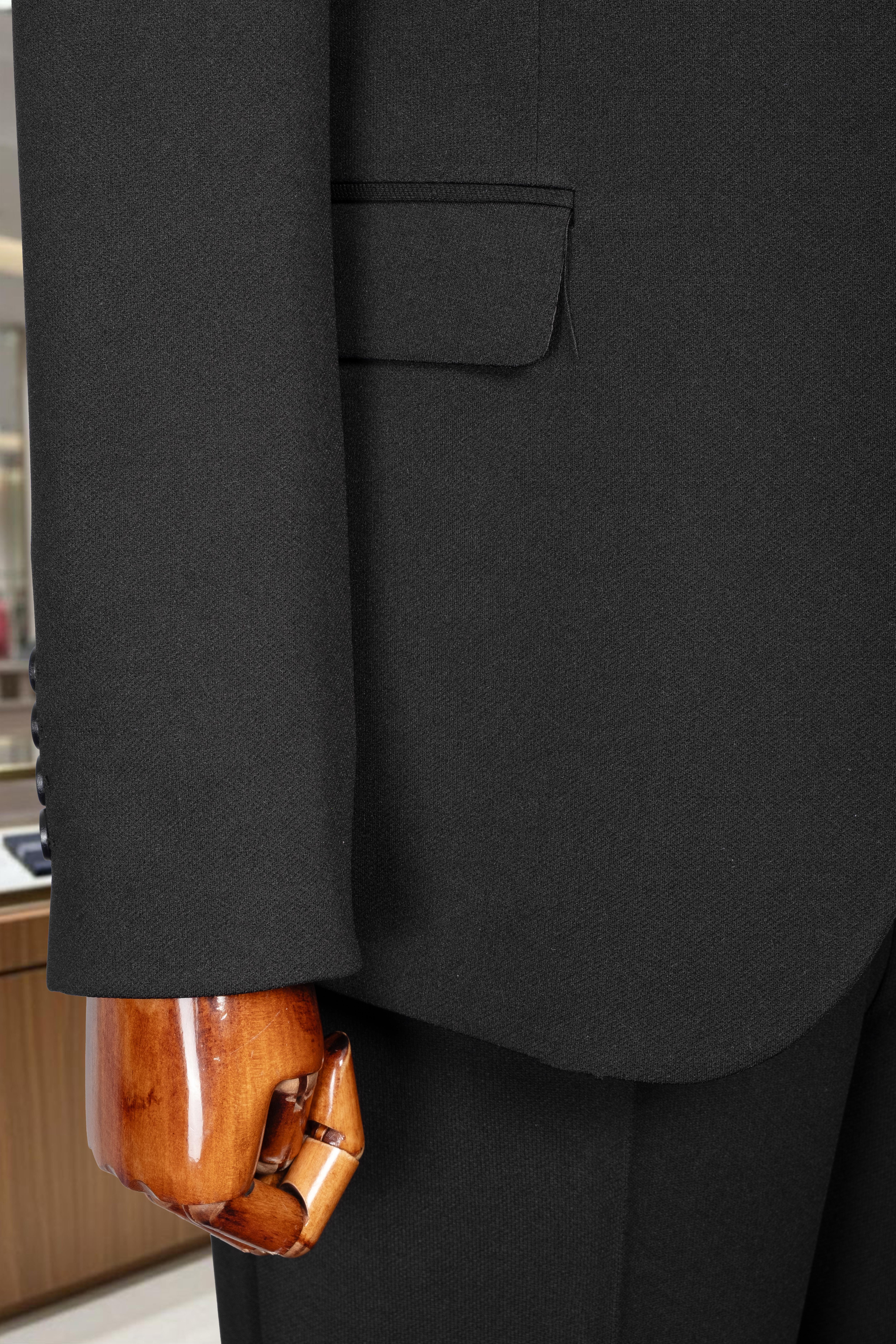 Takım Elbise Yelekli SlimFit Siyah SD42253