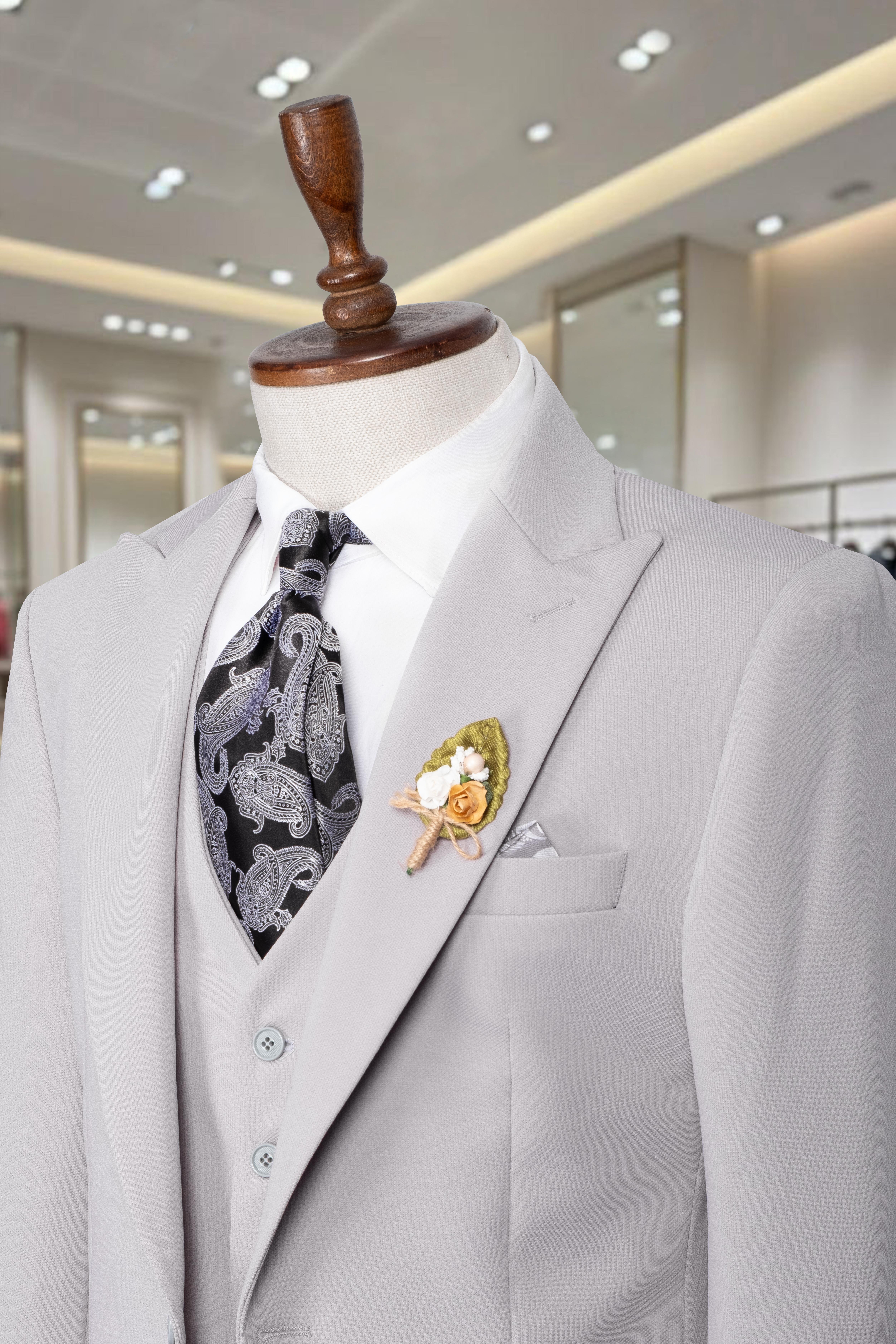 Takım Elbise Yelekli SlimFit Taş SD42252