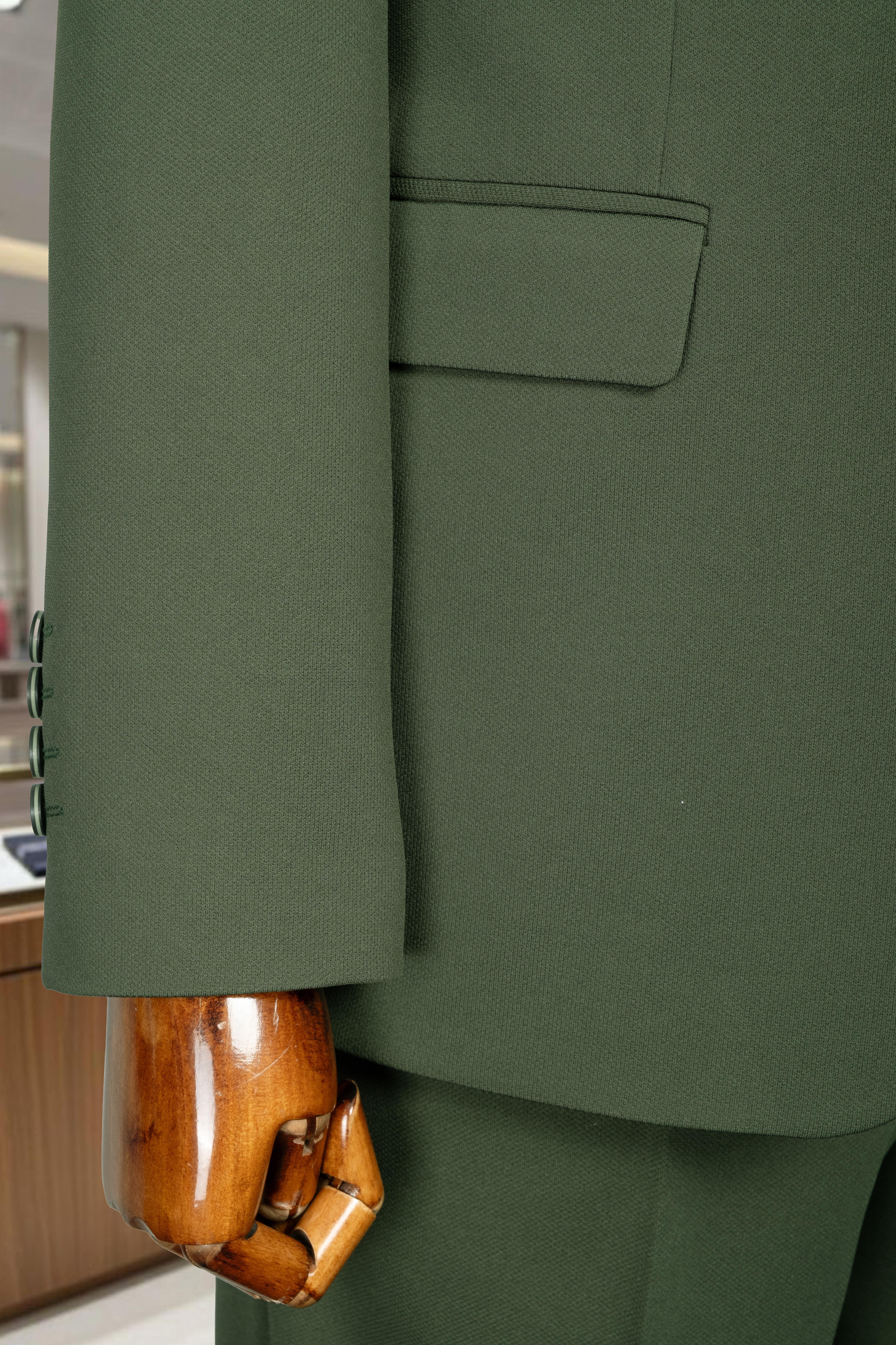 Takım Elbise Yelekli SlimFit Yeşil SD42251