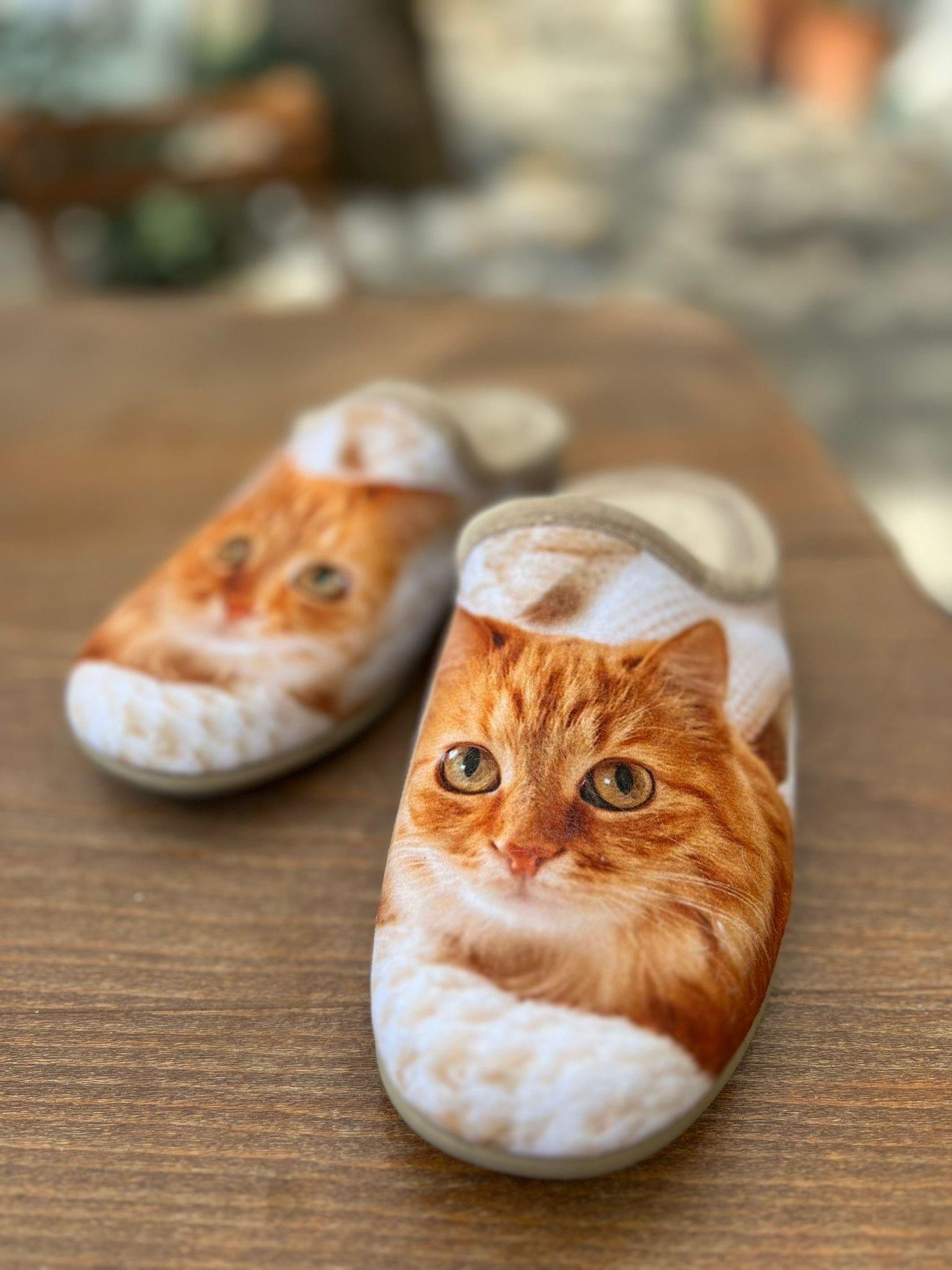 Bej Sarman Kedi Ev Terliği