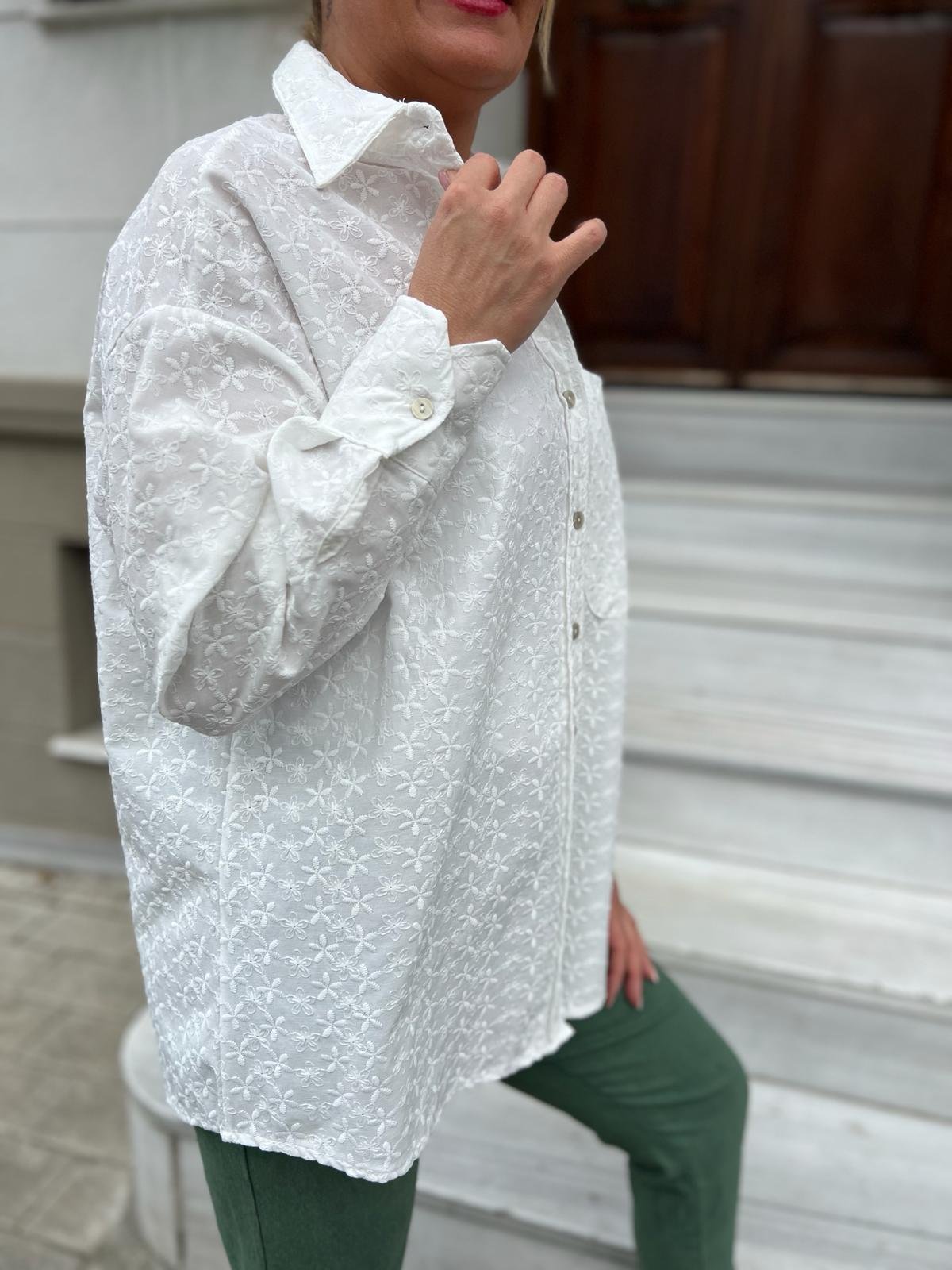 Beyaz Fisto Gömlek