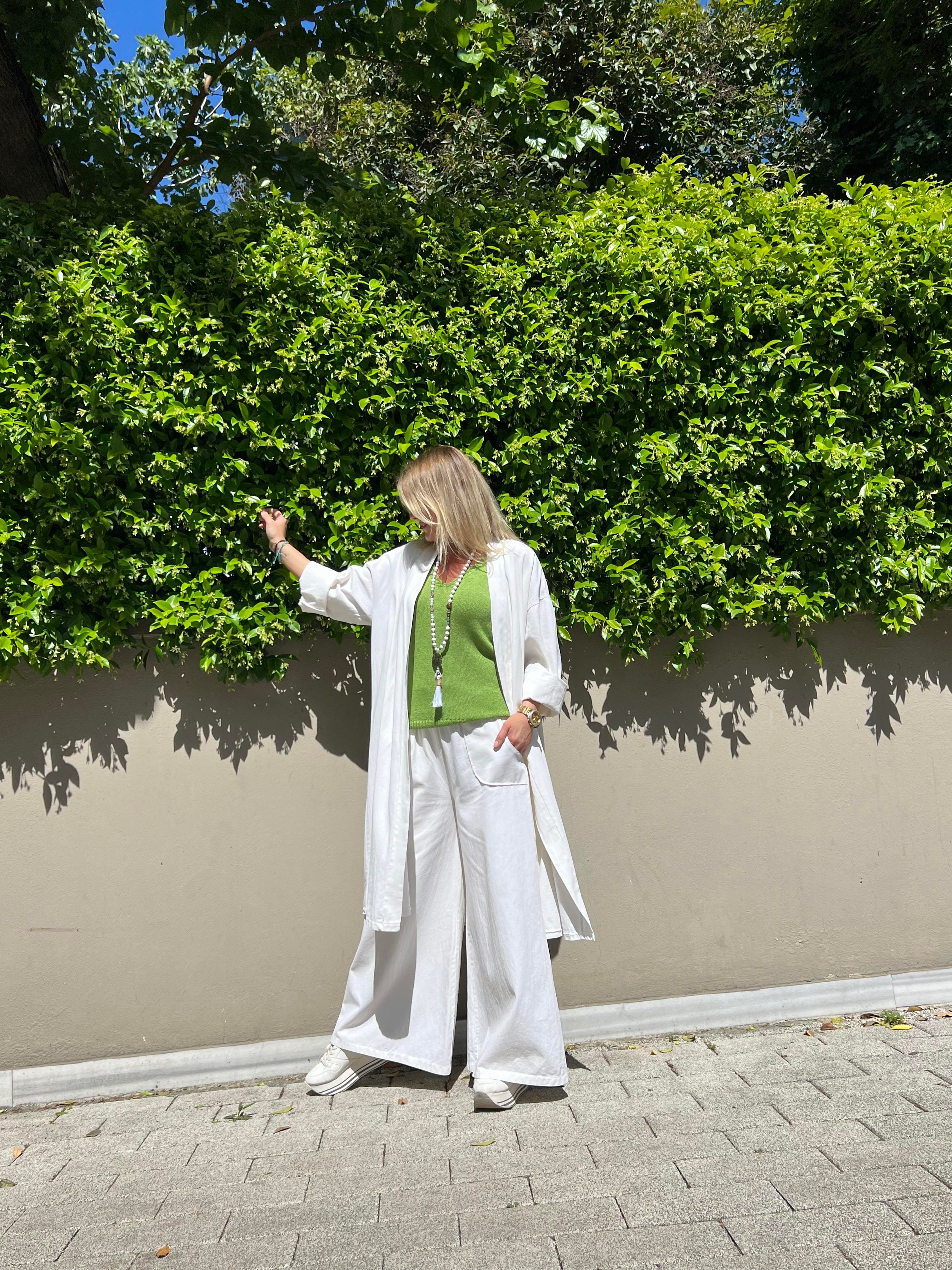 Ekru Kimono Takım