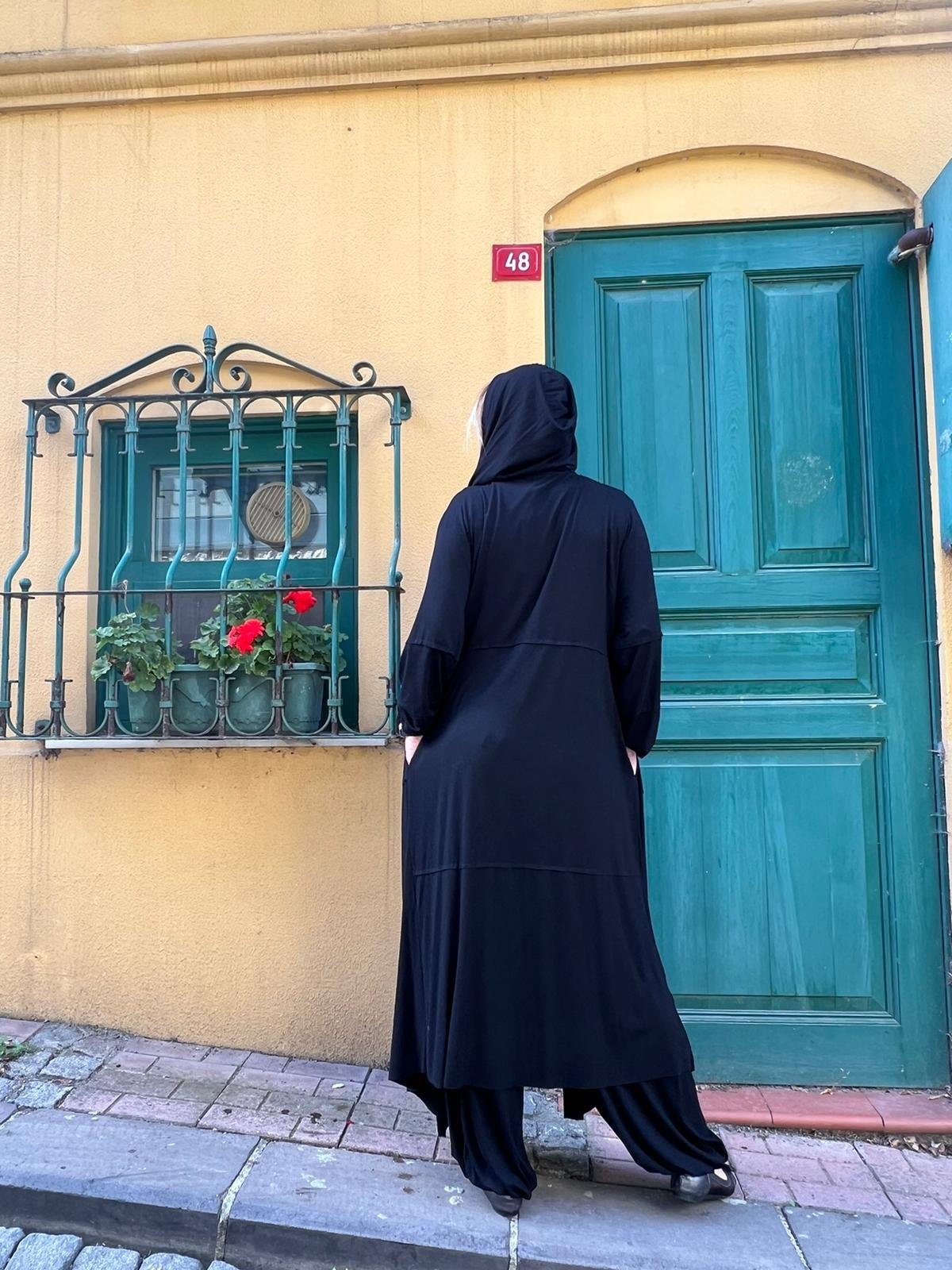 Kapüşonlu Kap Ceket