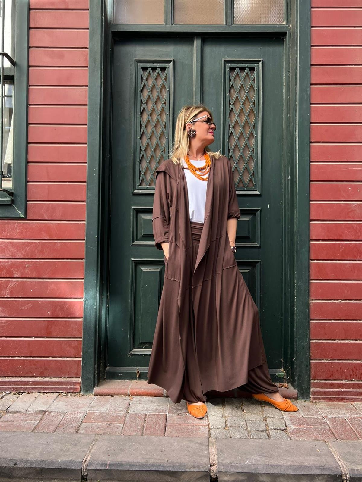 Kapüşonlu Kap Ceket