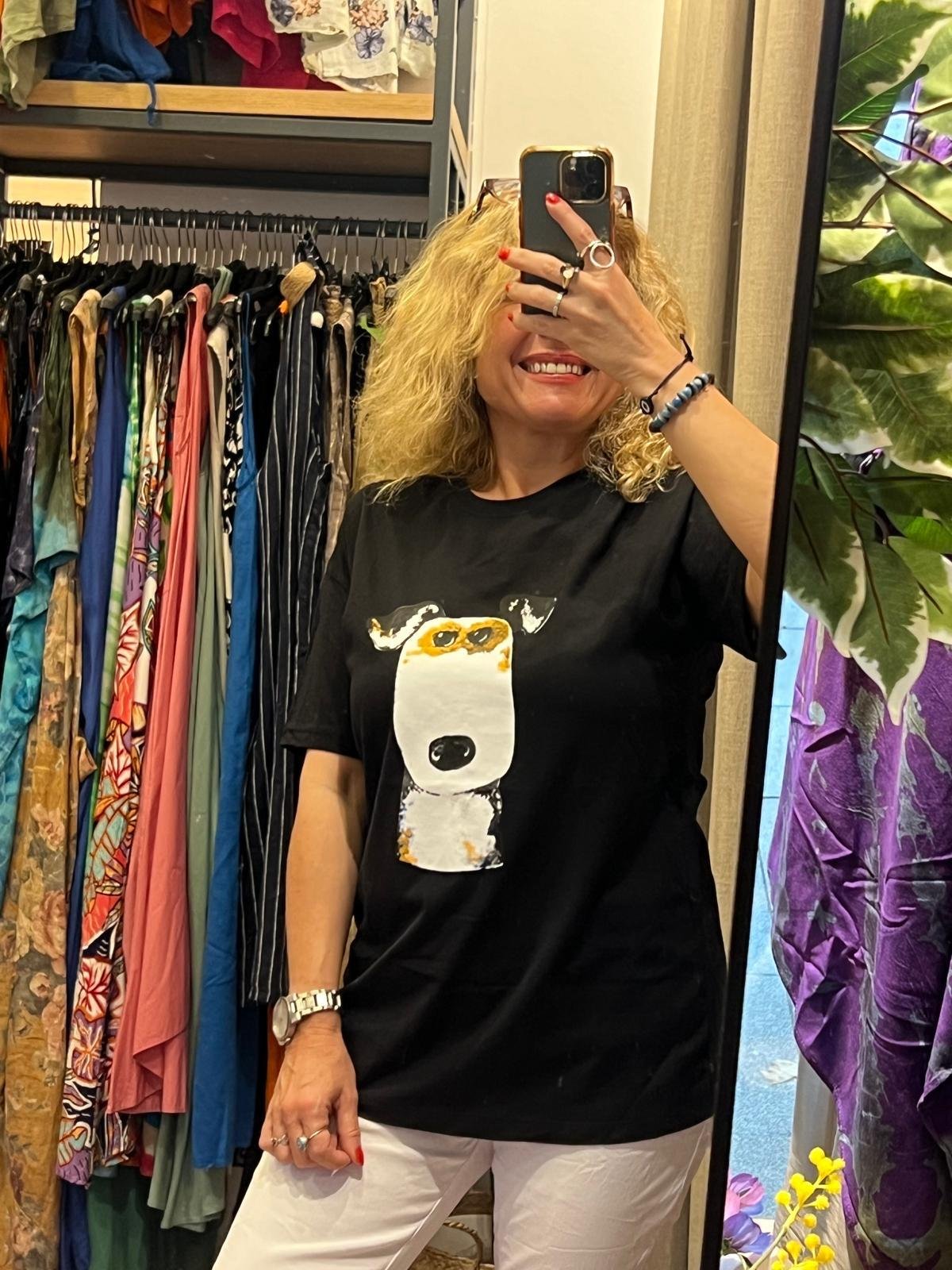 Köpek Baskılı Tshirt