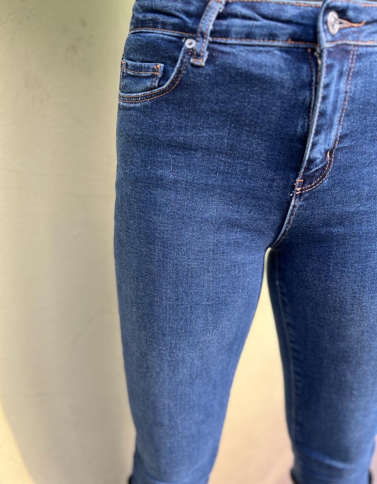 Mavi Likralı Jean