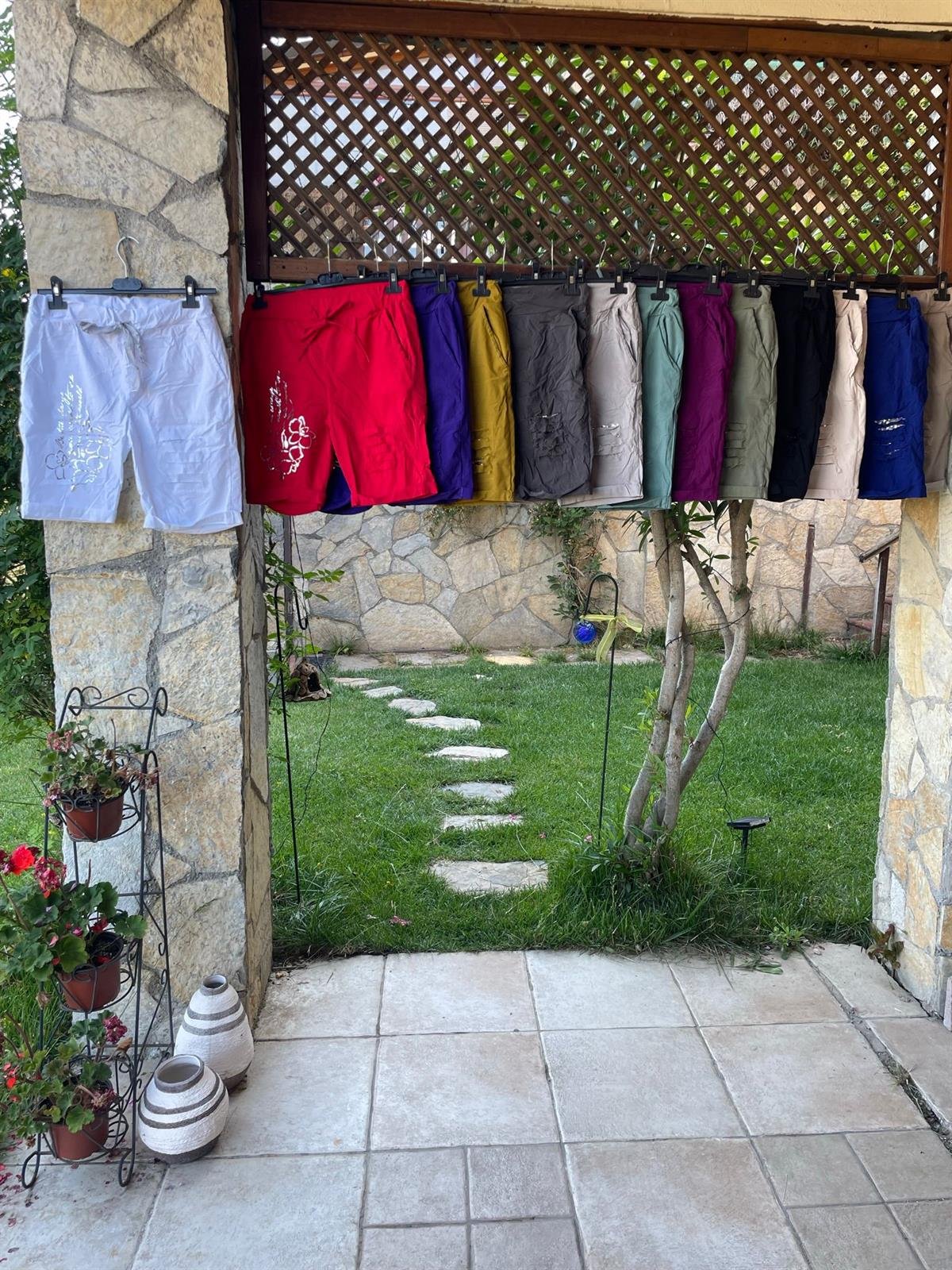 Payetli Likralı Şort