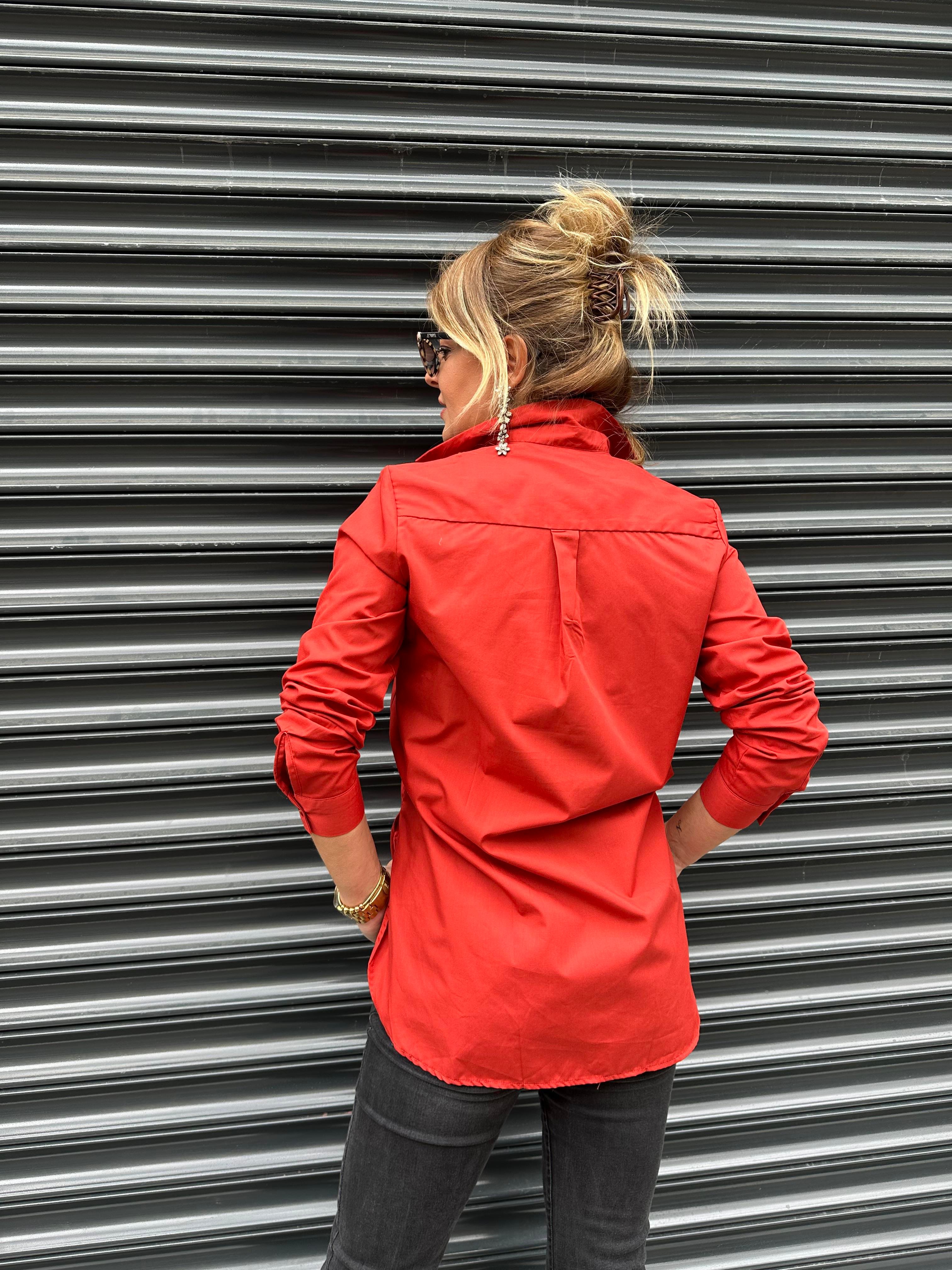 Tarçın Boyfriend Gömlek