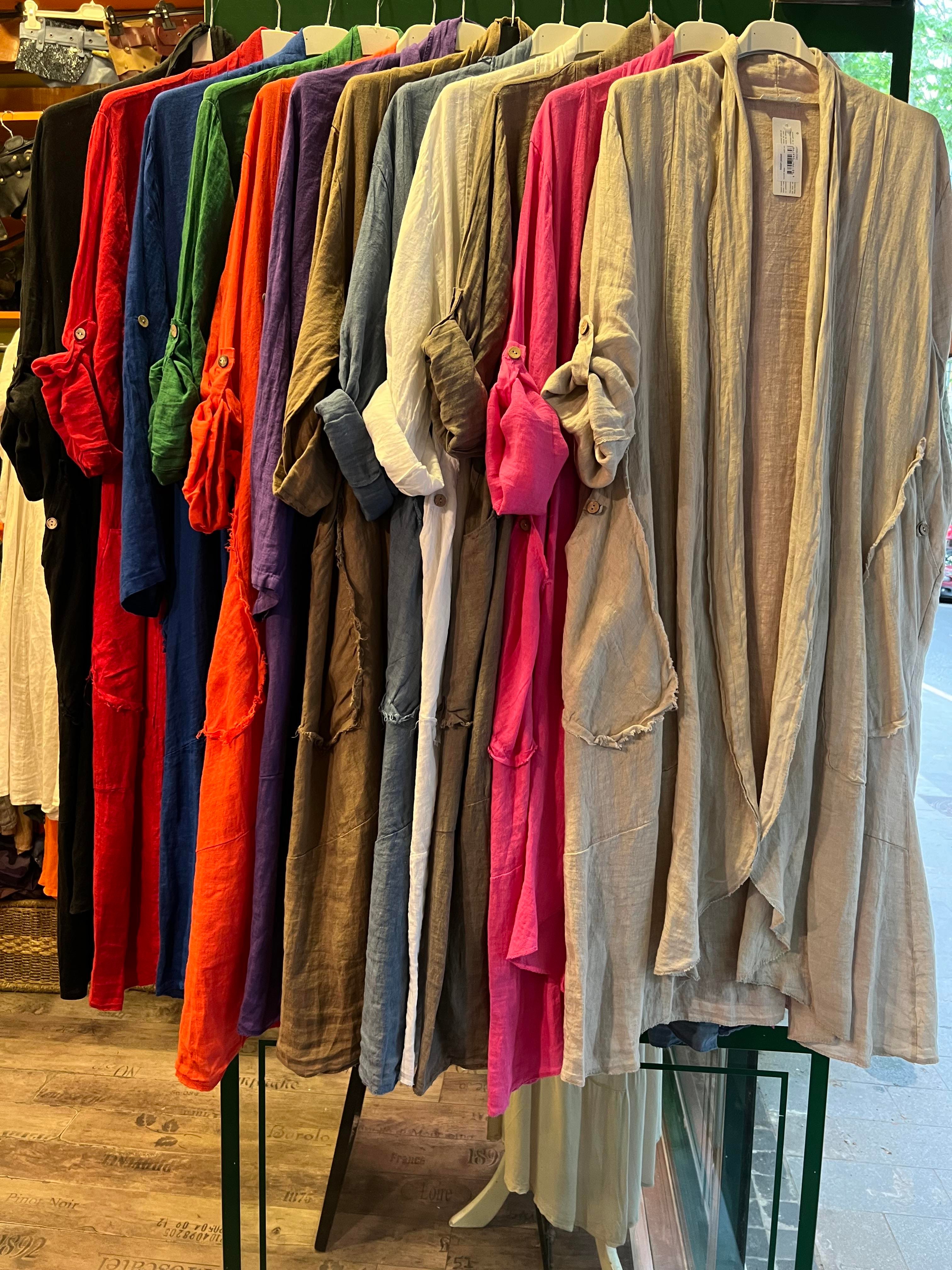 Tunik Pantolon Keten Takım