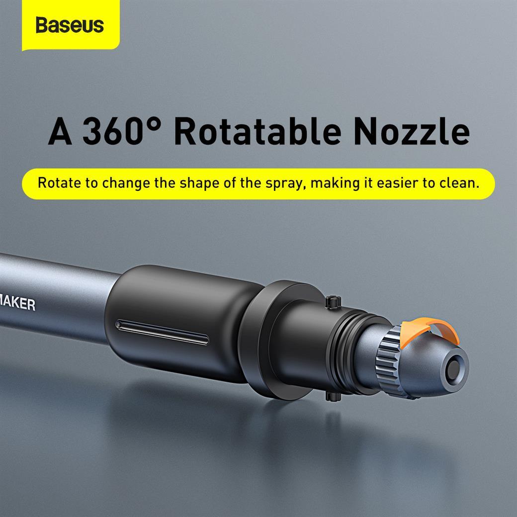 Baseus Clean Guard 2İn1 Araç Yıkama Başlığı Ve Hortumu 15 Metre N11.314