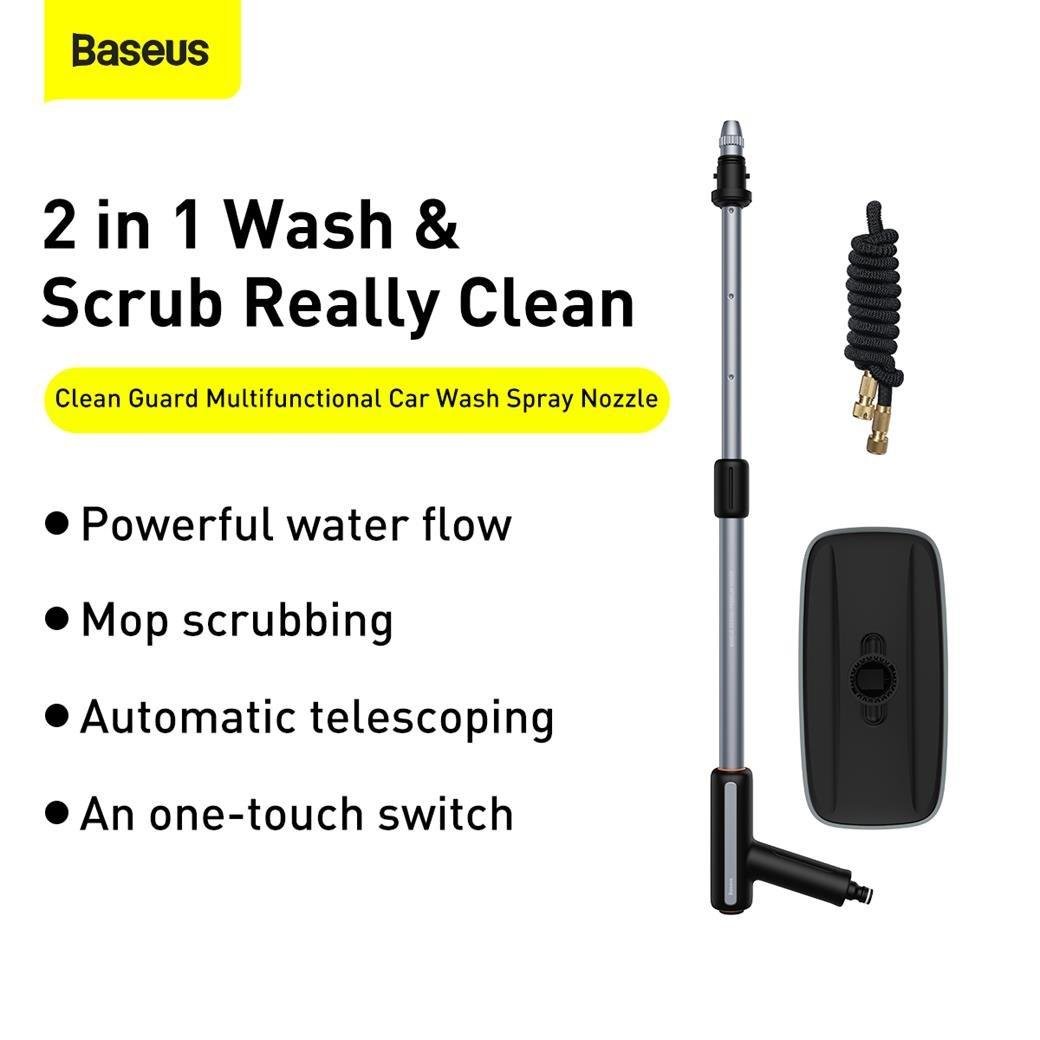 Baseus Clean Guard 2İn1 Araç Yıkama Başlığı Ve Hortumu 15 Metre N11.314