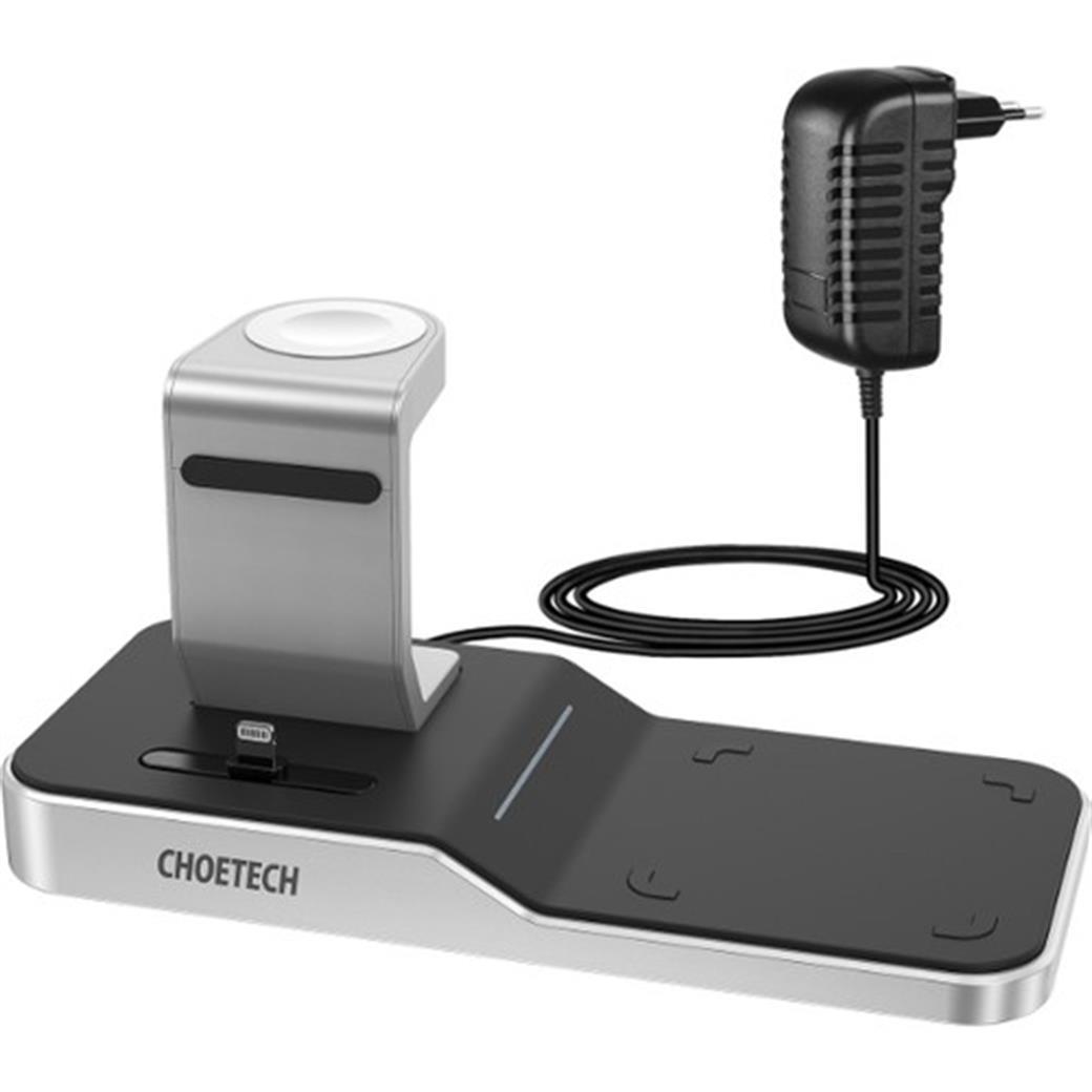 Choetech 4 in 1 Kablosuz Şarj Standı - T316