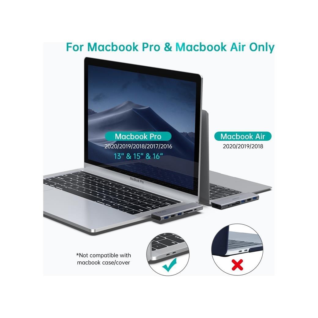 Choetech 7 in 1 Type C Çevirici Macbook Çoklayıcı Adaptör M23