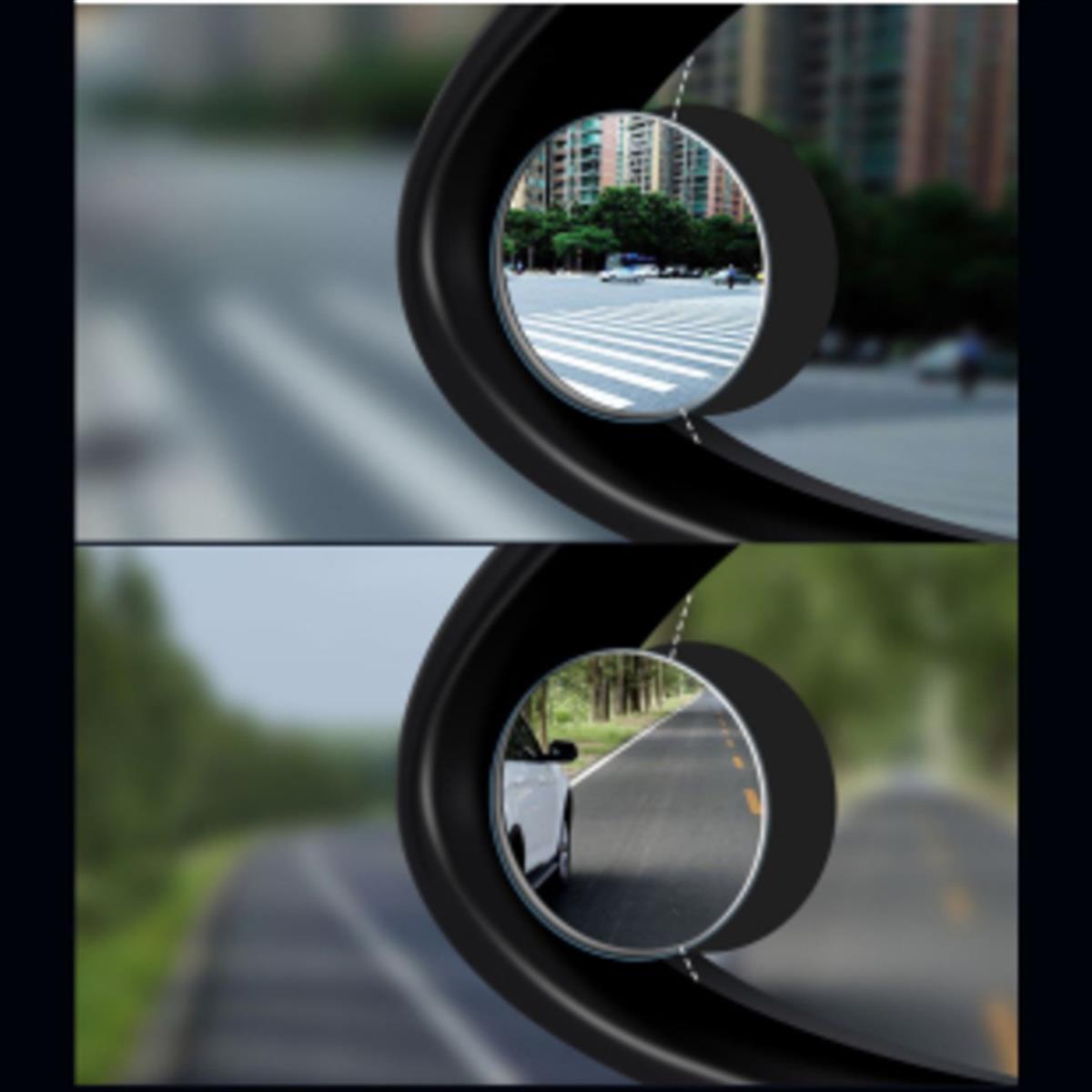 Full – Vision Kör Nokta Aynası 360 Derece Ayarlanabilir Çerçevesiz Ultra Ince 2 Adet