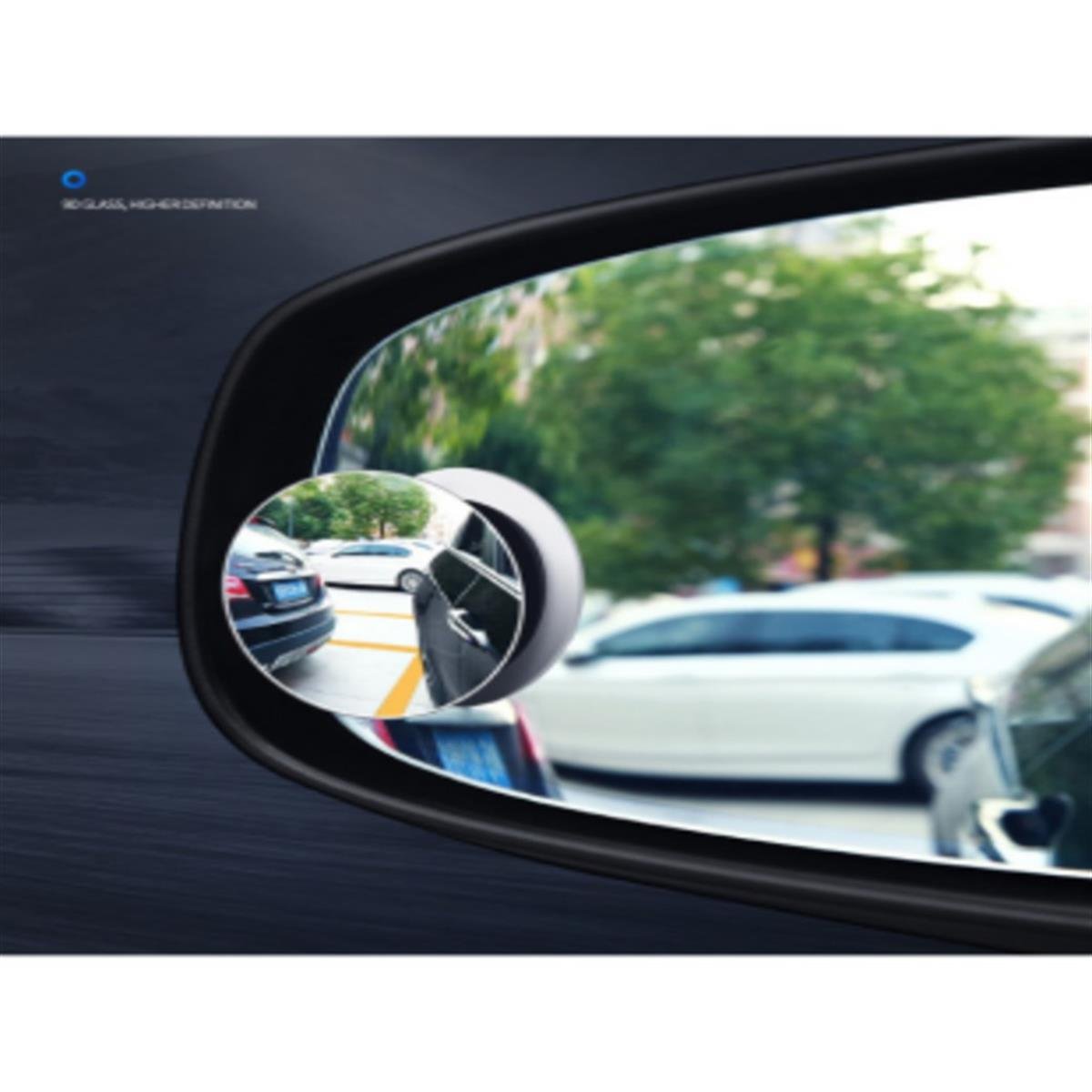 Full – Vision Kör Nokta Aynası 360 Derece Ayarlanabilir Çerçevesiz Ultra Ince 2 Adet