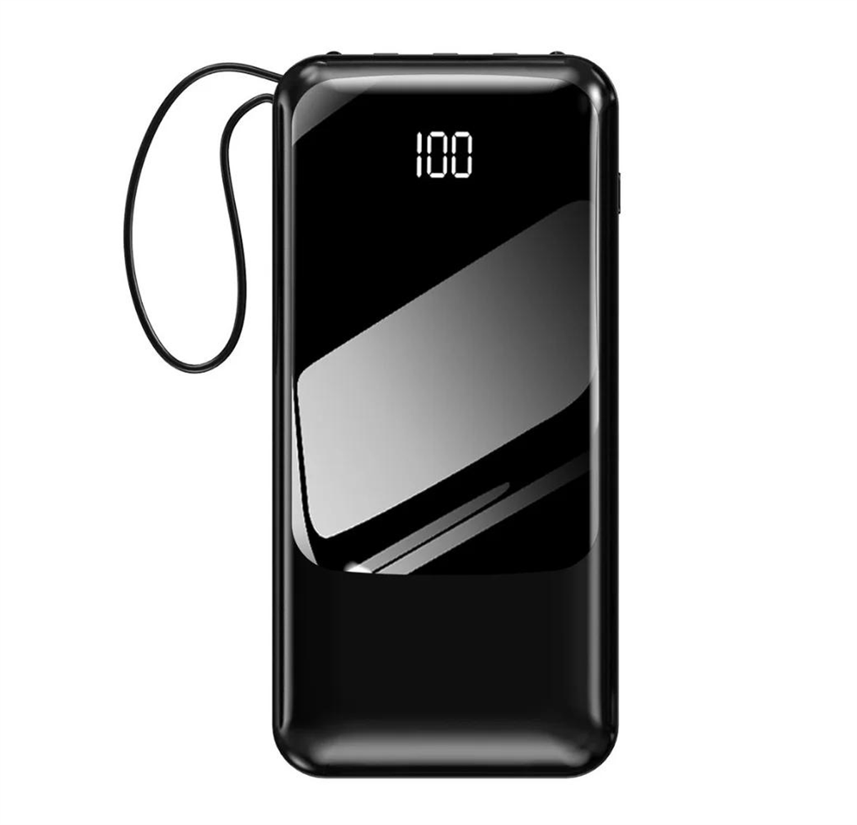 LivX 2000 mAh Dijital Göstergeli Çoklu Kablolu Taşınabilir , Fenerli Powerbank TPE-01