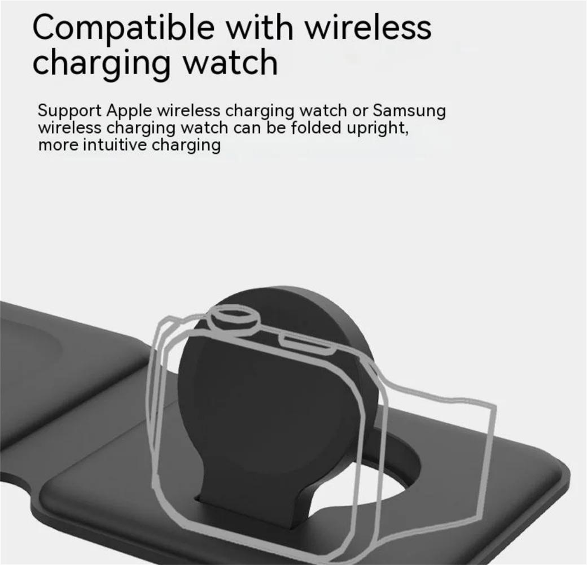 LivX 3 IN1  15W Kablosuz Şarj Seti Akıllı Saat, Kulaklık, Telefon  Hızlı Şarj  Standı SM-03 