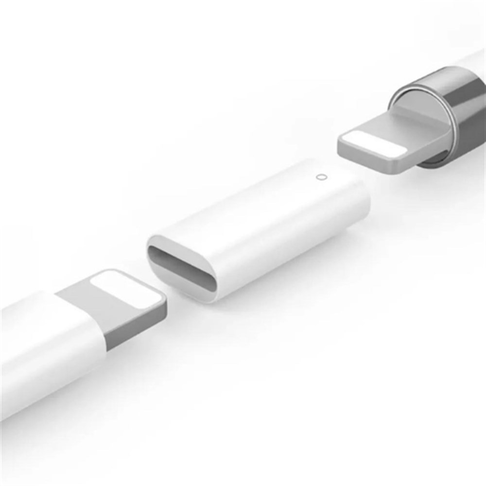 LivX Apple Pencil Lightning to Lightning Adaptörü Şarj Aparatı Beyaz LTL-01