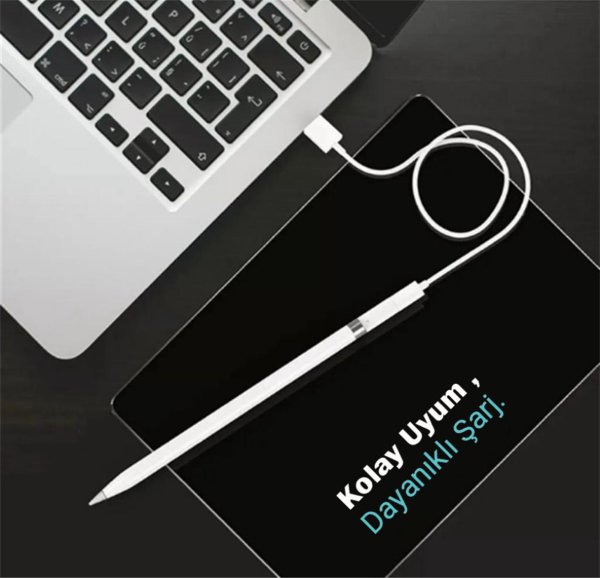 LivX Apple Pencil Lightning to Lightning Adaptörü Şarj Aparatı Beyaz LTL-01