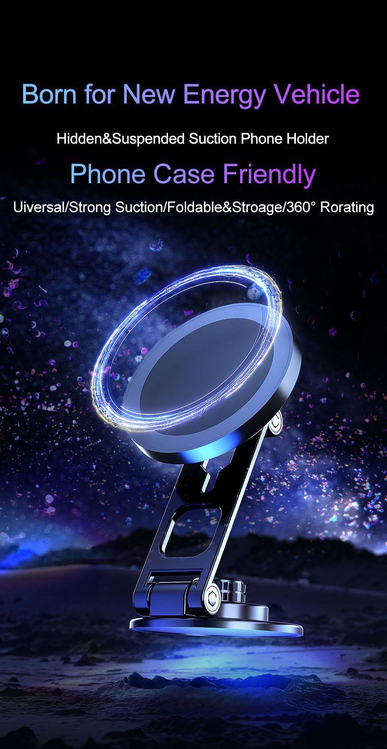 LivX Circle Katlanabilir 360 Derece Limitsiz Dönüş MagSafe Uyumlu Manyetik Mıknatıslı Telefon Tutucu CB4