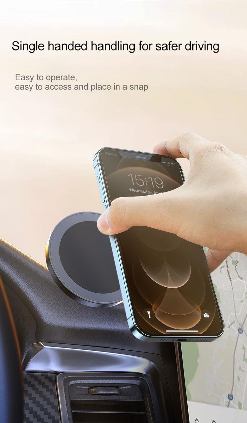 LivX Circle Katlanabilir 360 Derece Limitsiz Dönüş MagSafe Uyumlu Manyetik Mıknatıslı Telefon Tutucu CB4