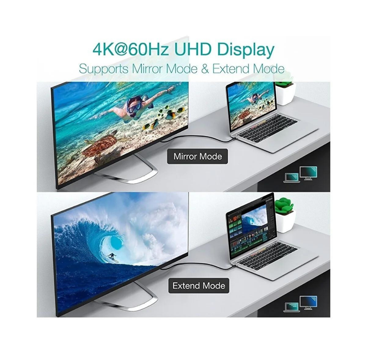 LivX Force 100w Usb-c To Usb-c 3.1 Gen2 10 Gbps 4k@60hz 3 Metre Hızlı Şarj Data Ve Görüntü Kablosu Örgülü GN-03