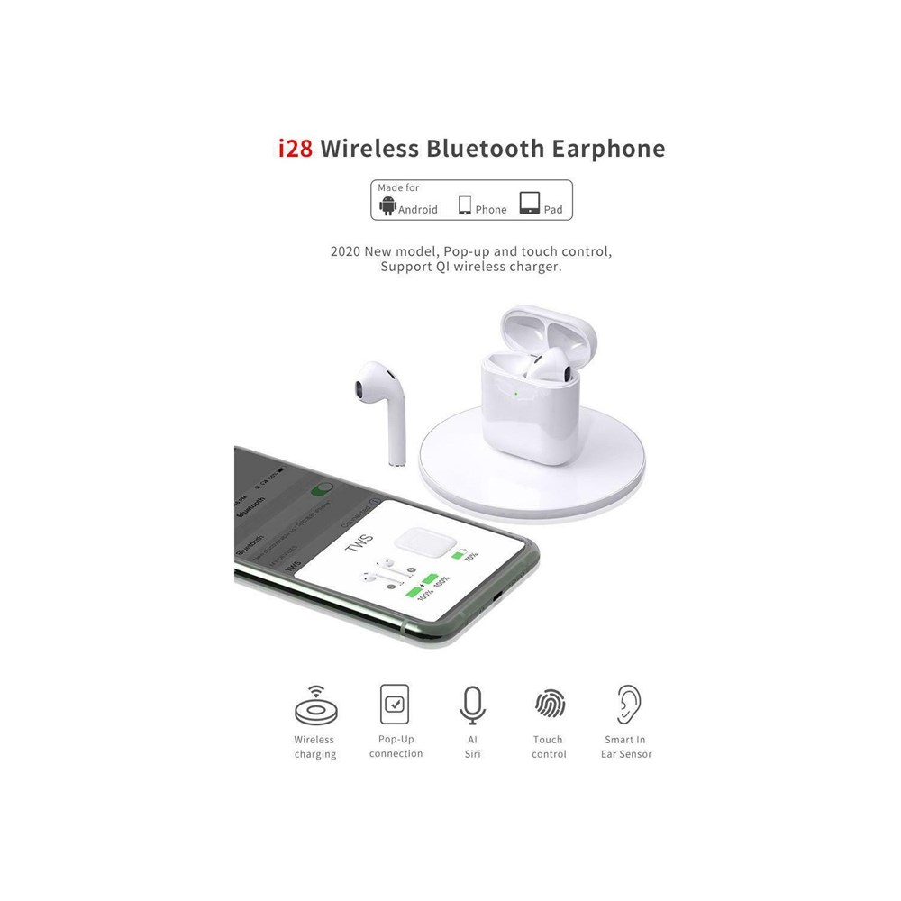 LivX i28 TWS Pro Bluetooth 5.0 Kulak İçi Kulaklık Beyaz