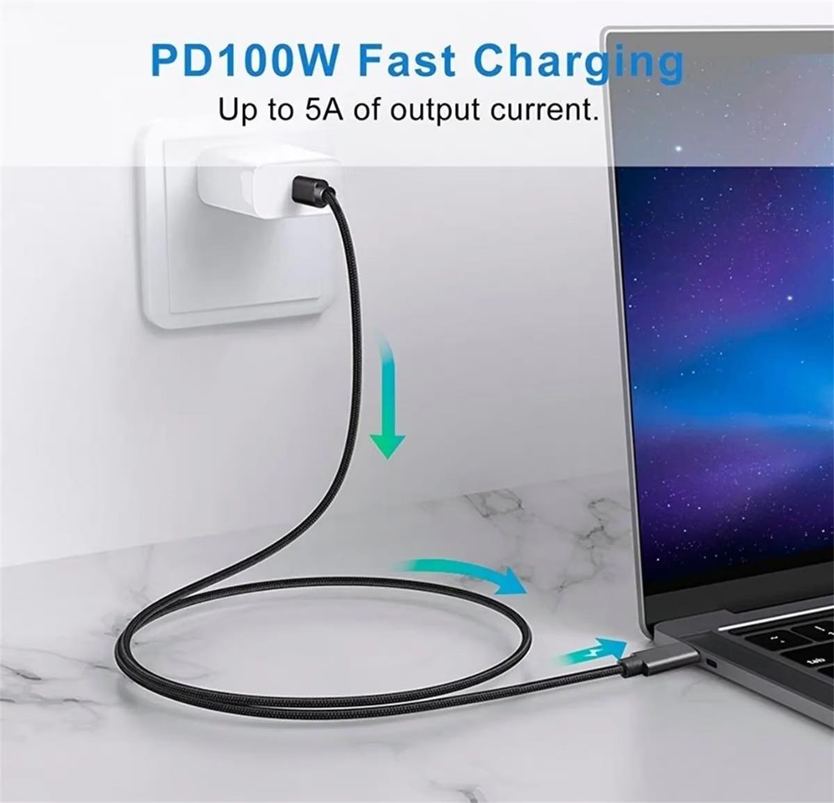 Livx İkili Paket Force 100w Usb-c To Usb-c 3.1 Gen2 10 Gbps 50cm