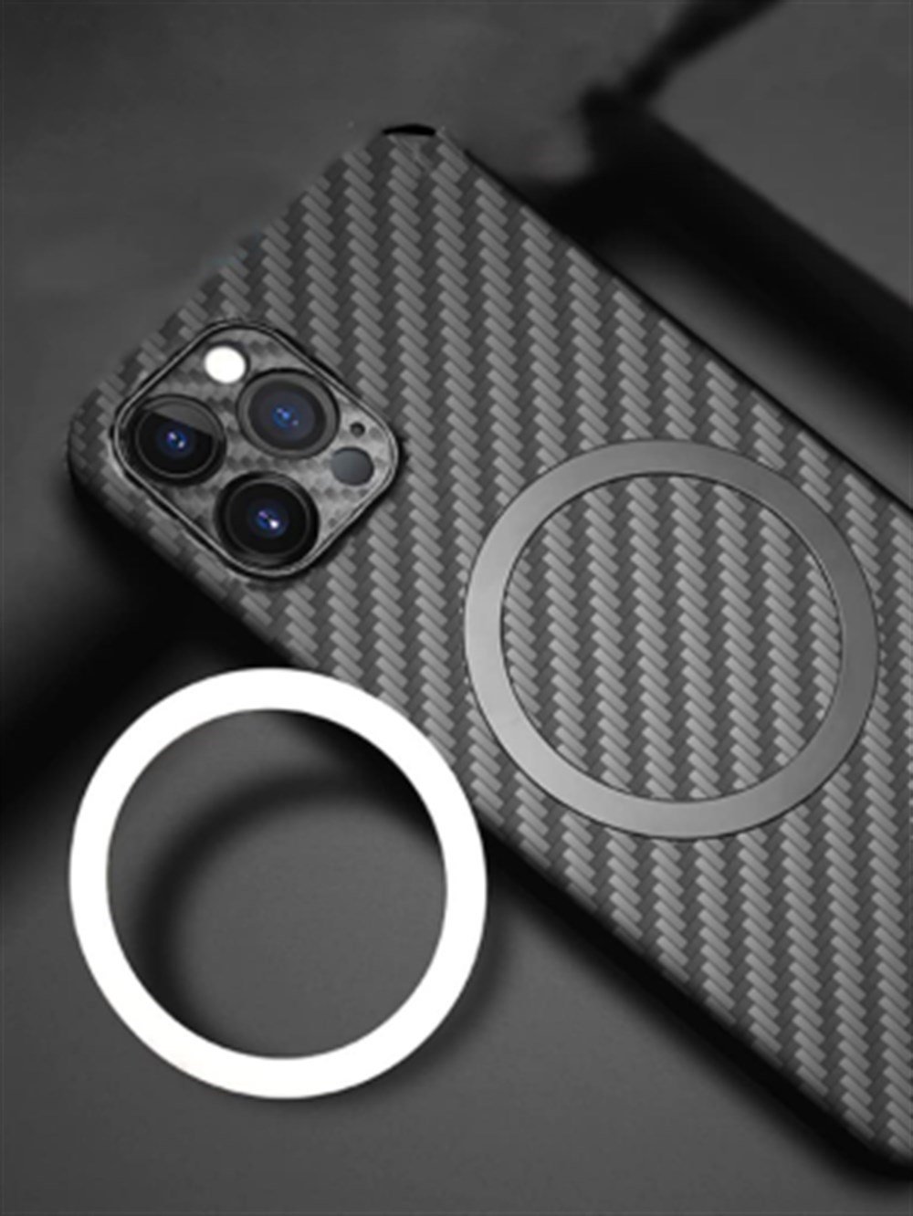 LivX Power Mıknatıslı Metal Magsafe Halka Yüzük Ring iPhone 8 ve Üstü Model ile Uyumlu Gümüş LVRNG