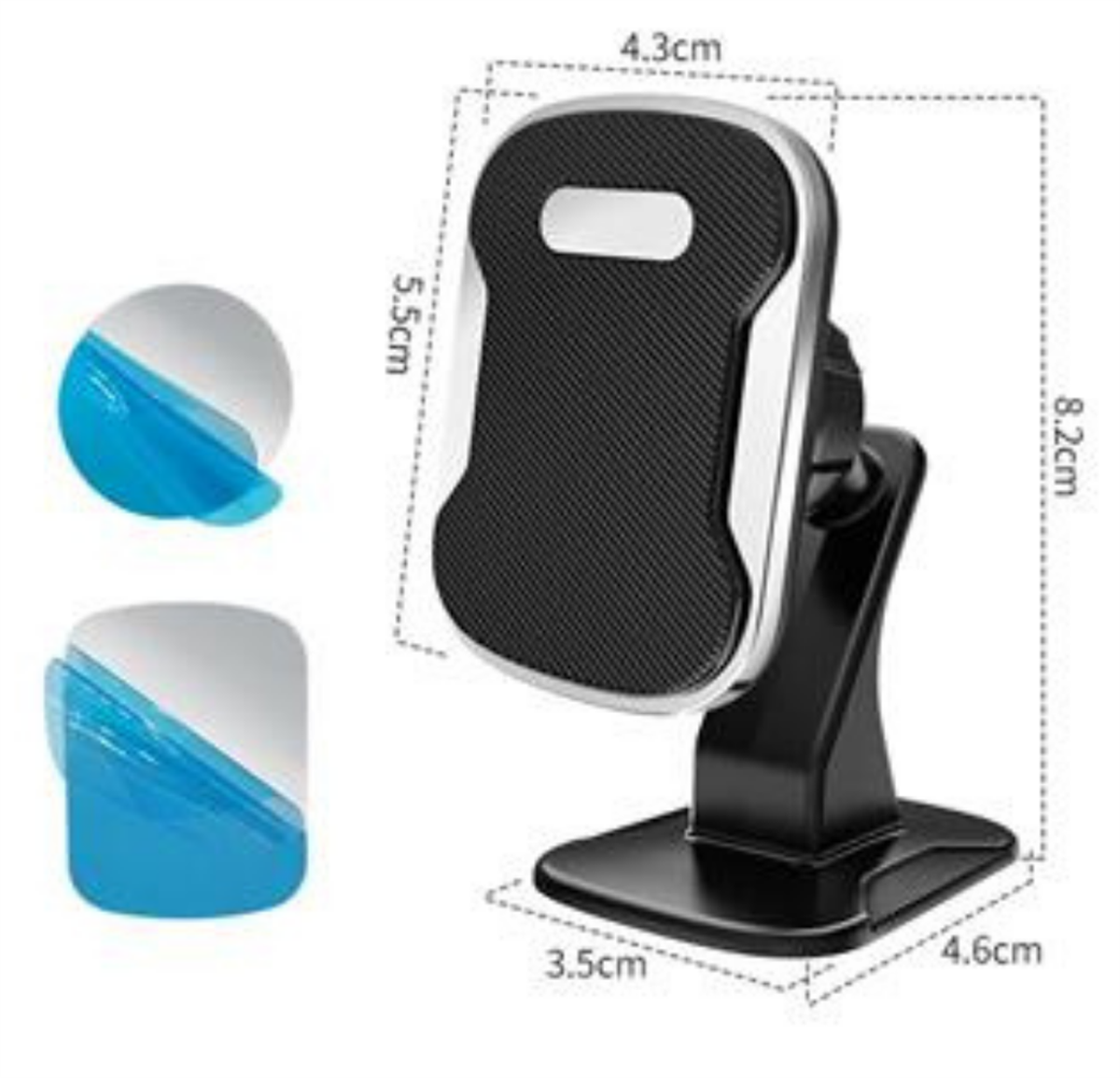 LivX Privity Serisi Mıknatıslı Araç İçi Telefon Tutucu Vantuzlu Magnet 360 Derece Telefon Tutucu UGL