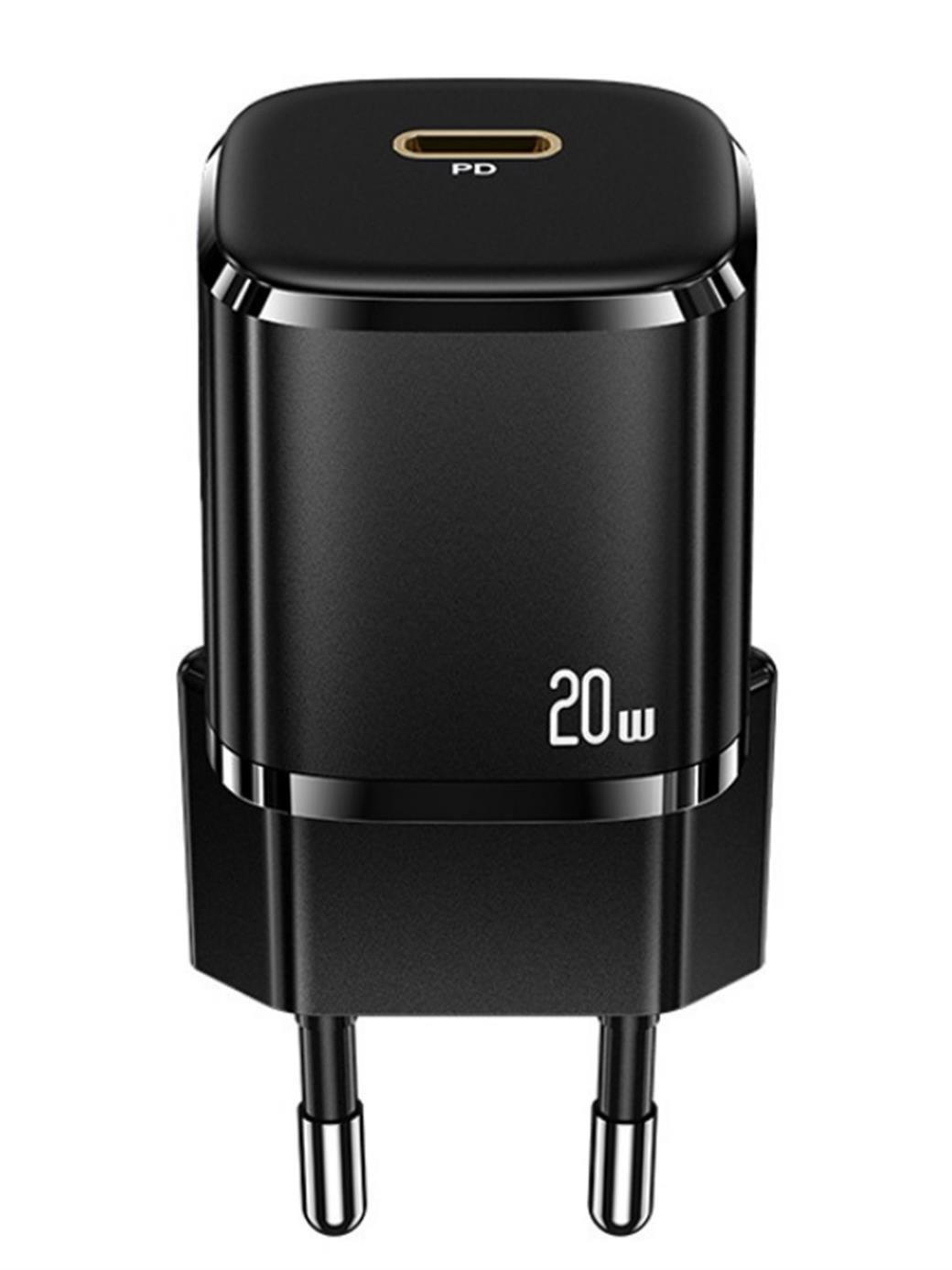 LivX Rapid 20W USB-C Mini PD Hızlı Şarj Cihazı Güç Adaptörü ve 50 cm İphone hızlı şarj kablosu