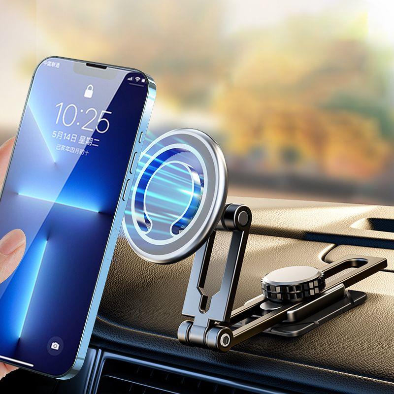 LivX Raylı Sistem Katlanabilir 360 Derece Limitsiz Dönüş MagSafe Uyumlu Manyetik Mıknatıslı Telefon Tutucu CA3D