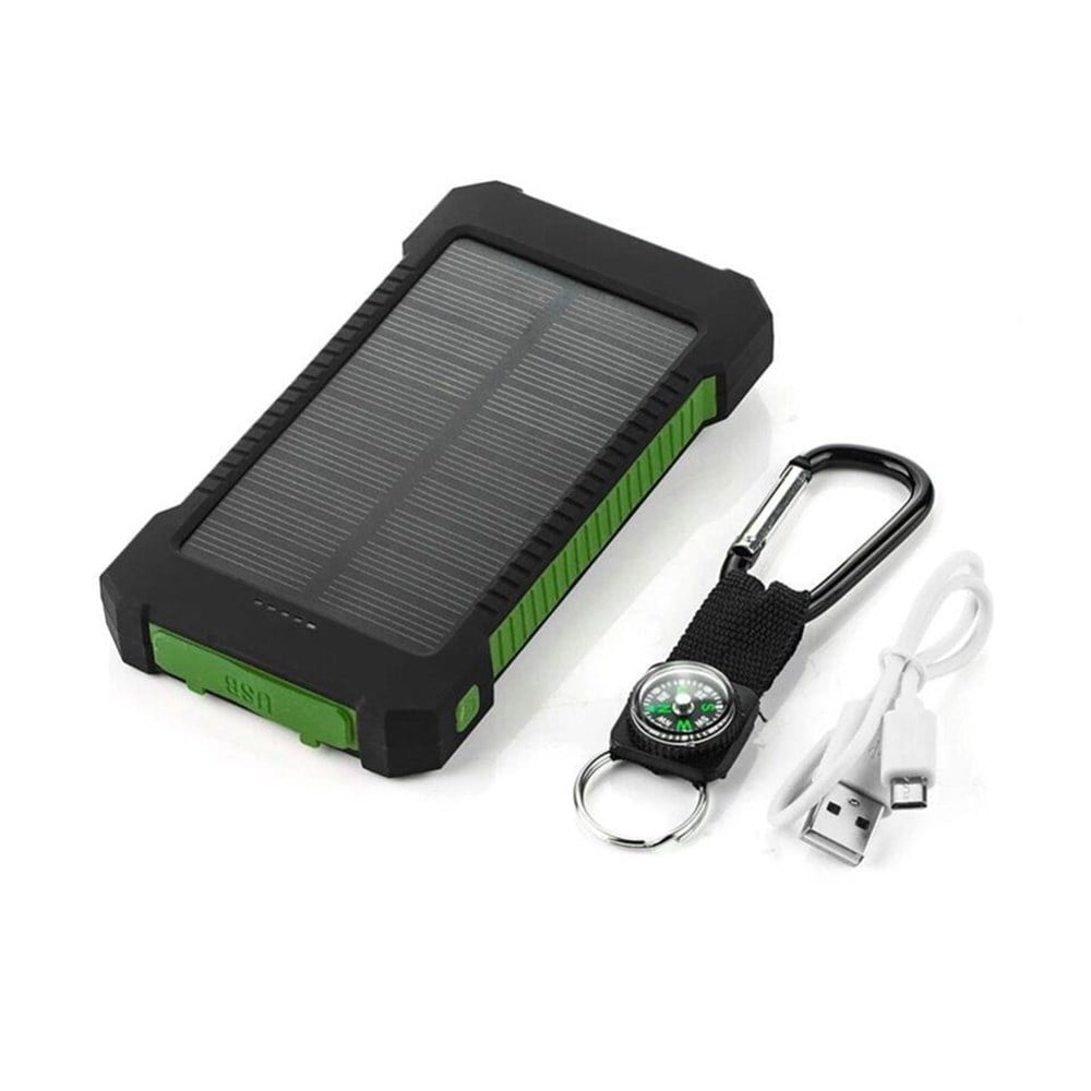 LivX Solar Güneş Enerjili 10000 Mah Taşınabilir Powerbank Led Işık Fenerli Kamp Şarj Aleti LVSLR-SARI