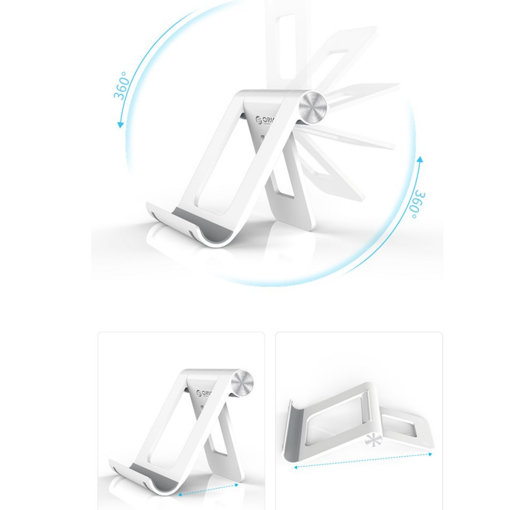 Orico Çok Açılı Masaüstü Telefon Ve Tablet Standı (ph2-bk), Siyah